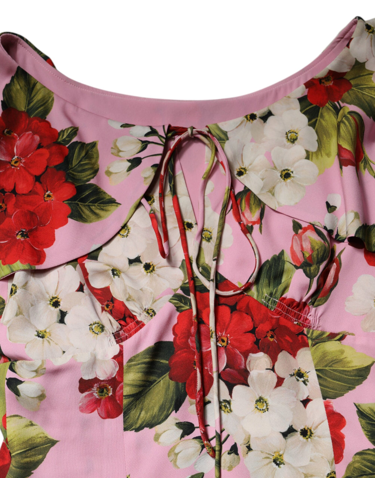 Elevate your wardrobe with the Dolce & Gabbana Pink Floral Silk Blouse, a symbol of exquisite Italian craftsmanship and timeless elegance, perfect for any sophisticated occasion.