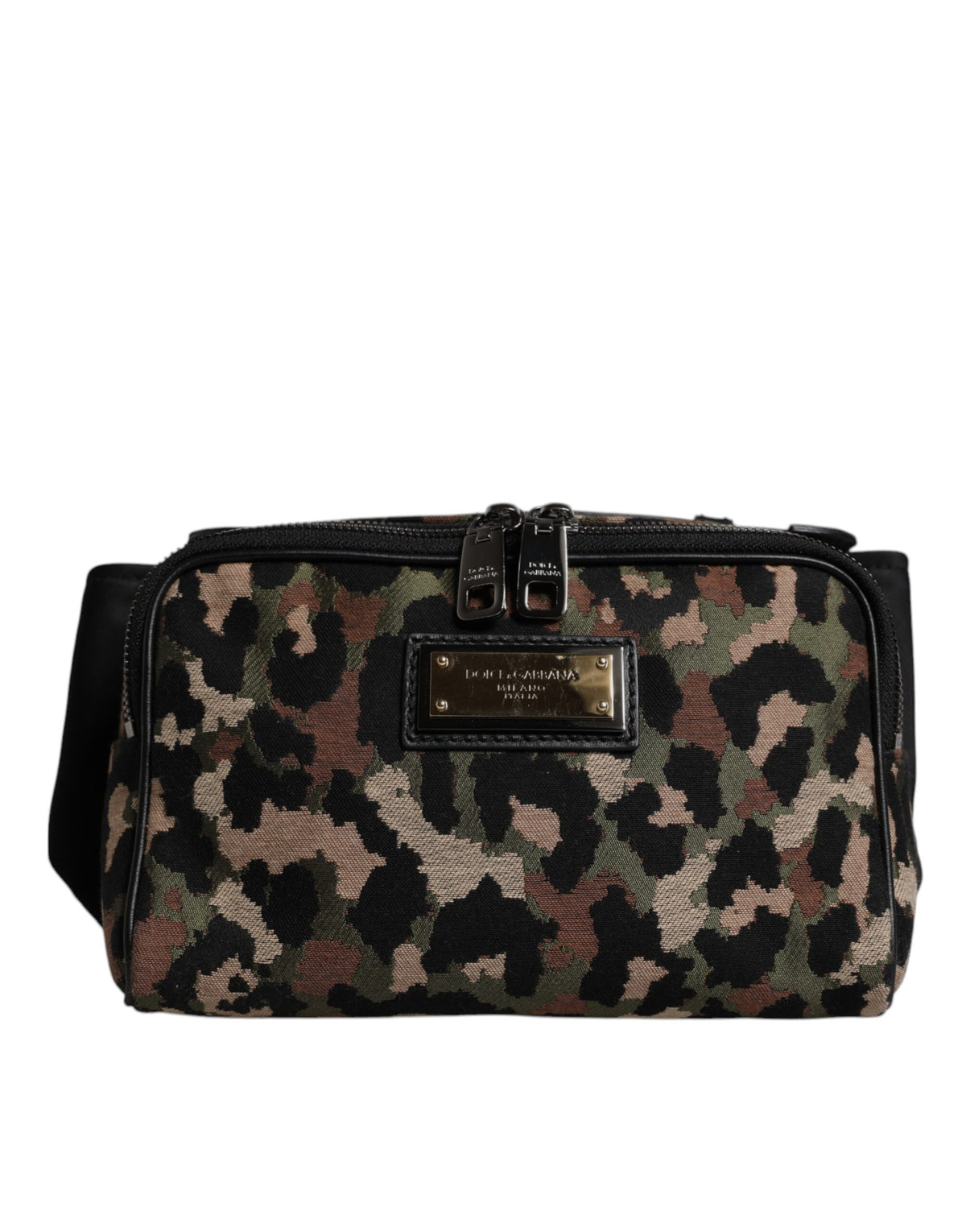 Elevate your style with the Dolce & Gabbana Multicolor Leopard DG Logo Belt Waist Fanny Pack Bag, a luxurious blend of exquisite craftsmanship and bold design, perfect for the discerning individual.