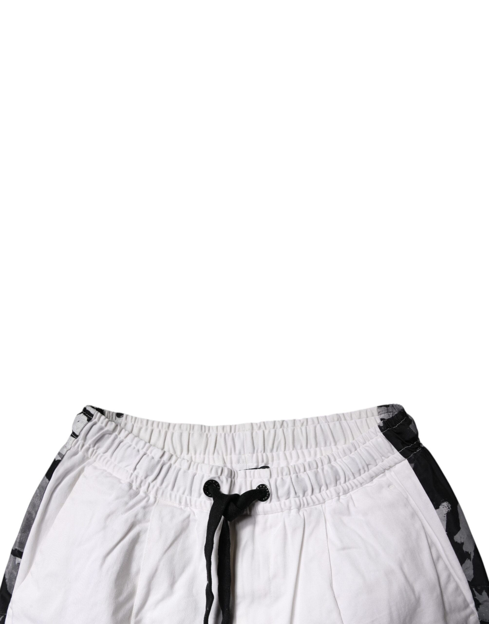 Dolce & Gabbana White Cotton Cargo Jogger Sweatpants Pants