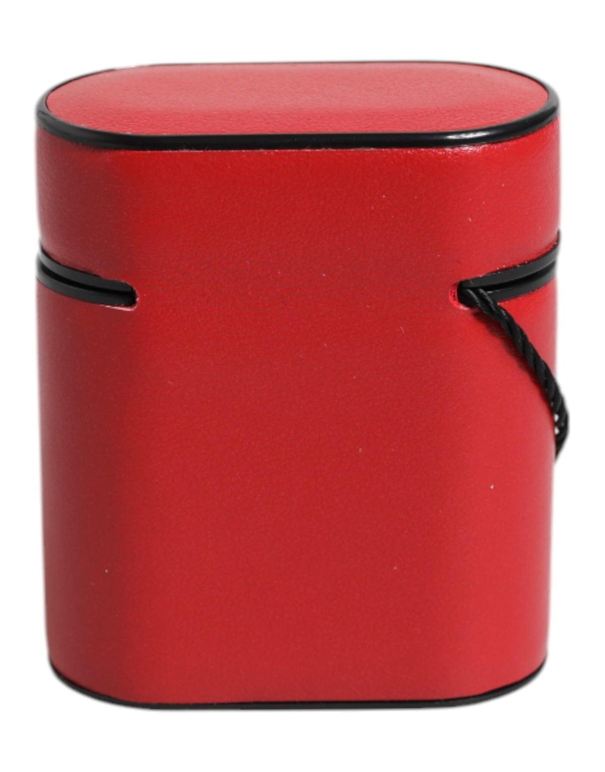 Indulge in the exquisite Dolce & Gabbana Red Calfskin Leather Airpods Case, a symbol of Italian craftsmanship that elevates your accessory game with timeless elegance.