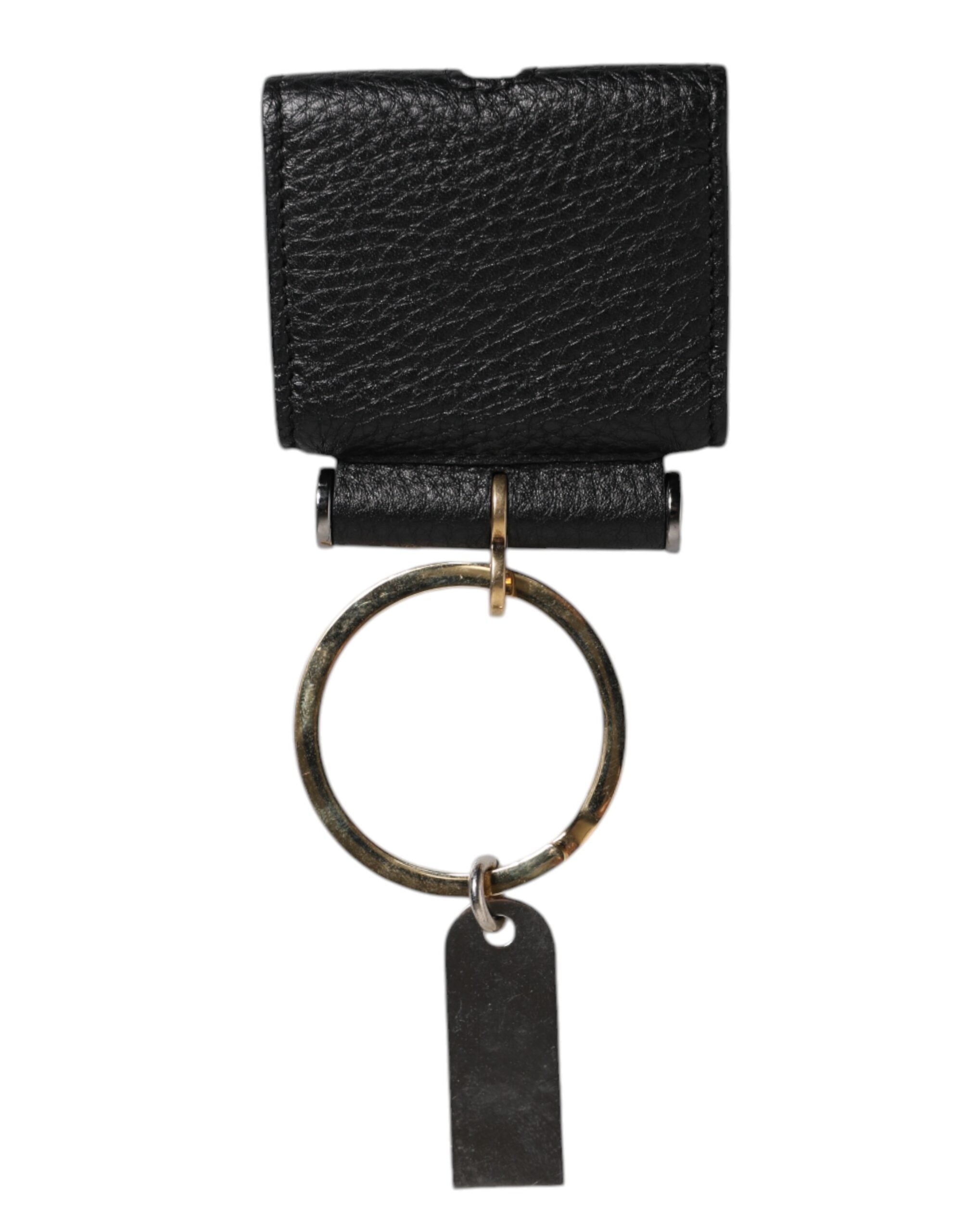 Elevate your style with the Dolce & Gabbana Black Leather Strap Airpods Case, a luxurious blend of Italian craftsmanship and opulent design, perfect for the discerning individual.