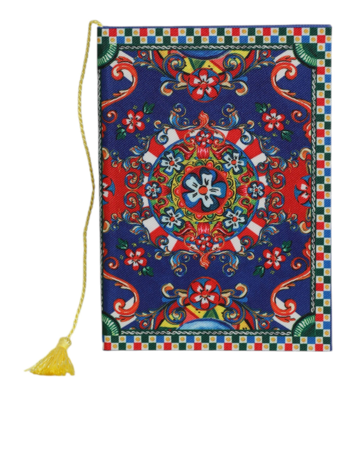 Indulge in the exquisite Dolce & Gabbana Multicolor Polyester Carretto Siciliano Print Notebook, where Italian craftsmanship meets vibrant artistry, elevating your creative expression.