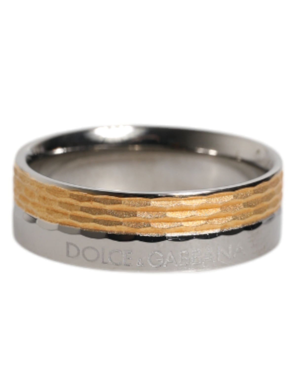 Dolce & Gabbana DG Logo Ring - Exquisite Brass Luxury Statement