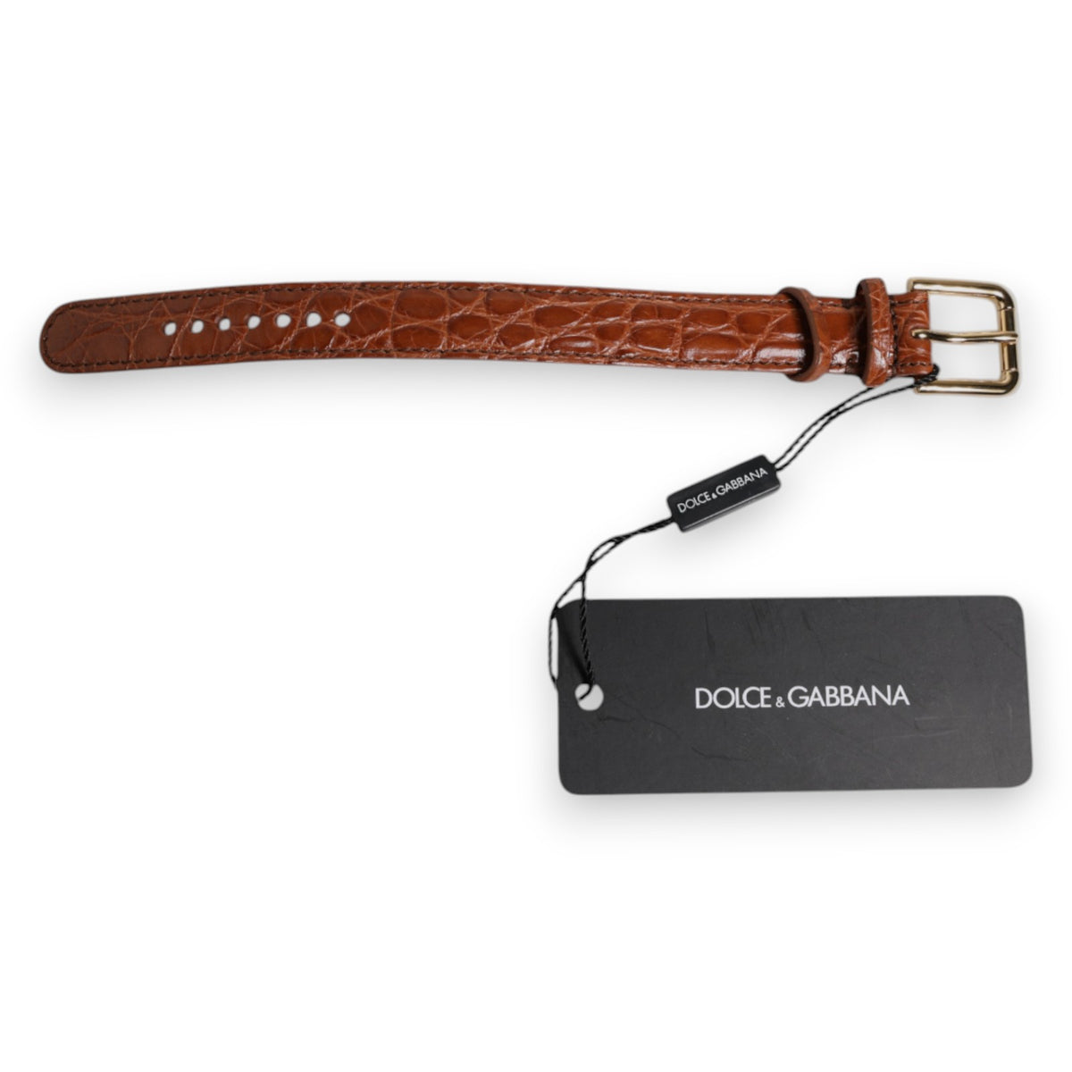 Discover the Dolce & Gabbana Brown Textured Leather Armband, a symbol of artisanal luxury and timeless elegance, crafted for those who embrace sophistication.