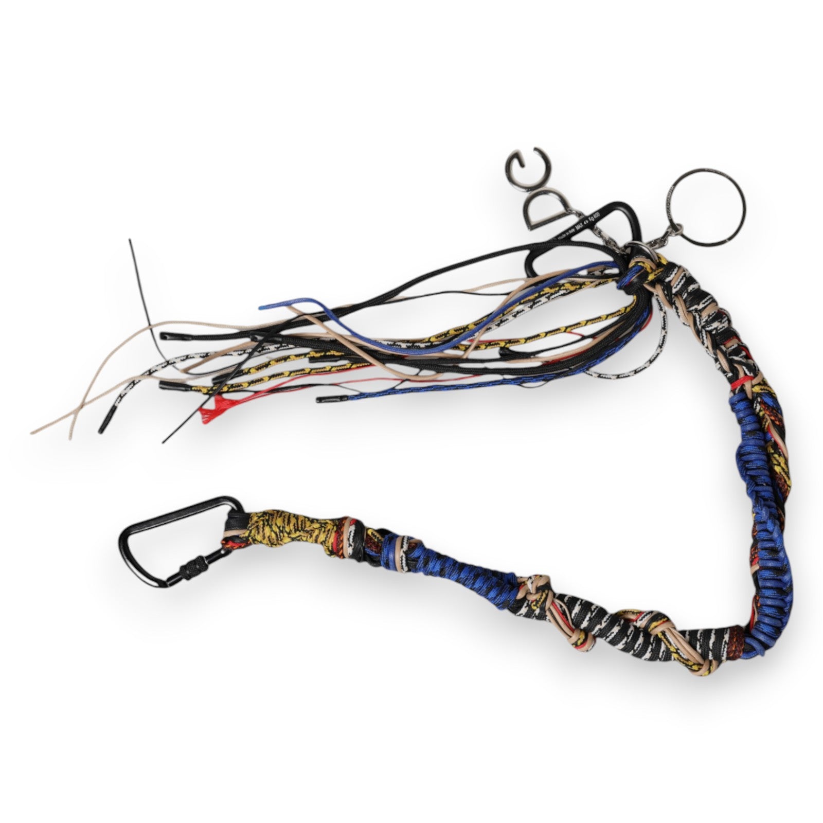 Elevate your style with the Dolce & Gabbana Multicolor Braided Rope Logo Bag Shoulder Strap, a luxurious Italian masterpiece that embodies sophistication and artistry.