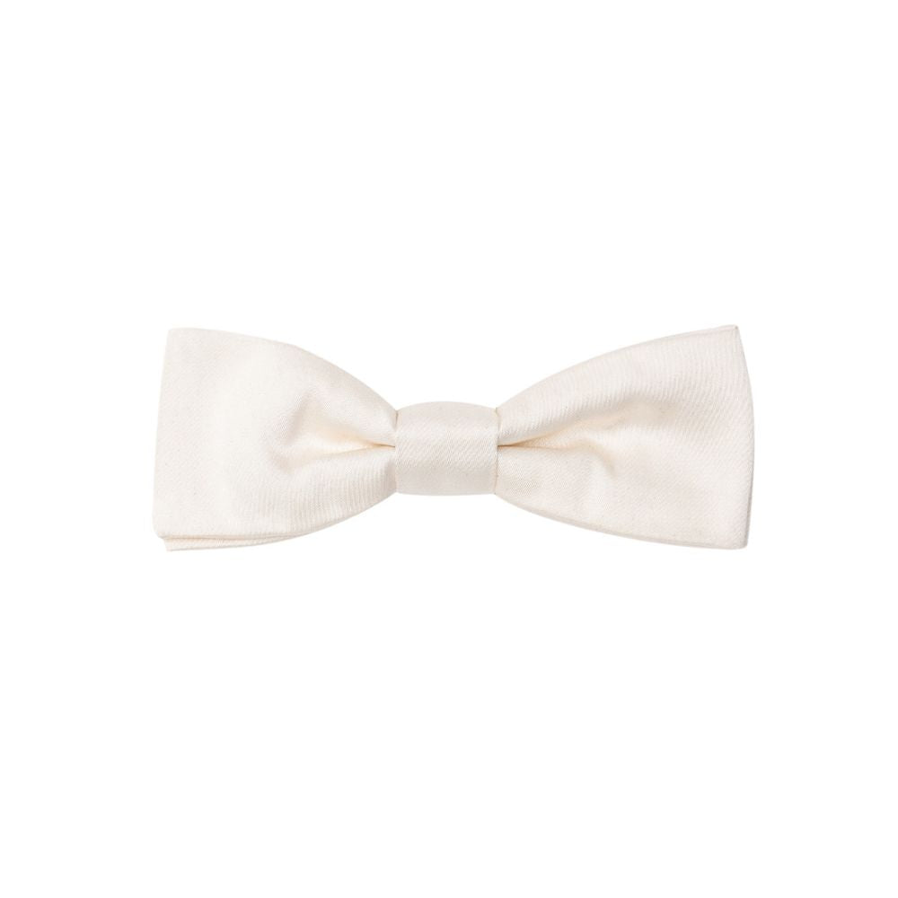 Dolce & Gabbana White Silk Bowtie - Timeless Luxury Accessory