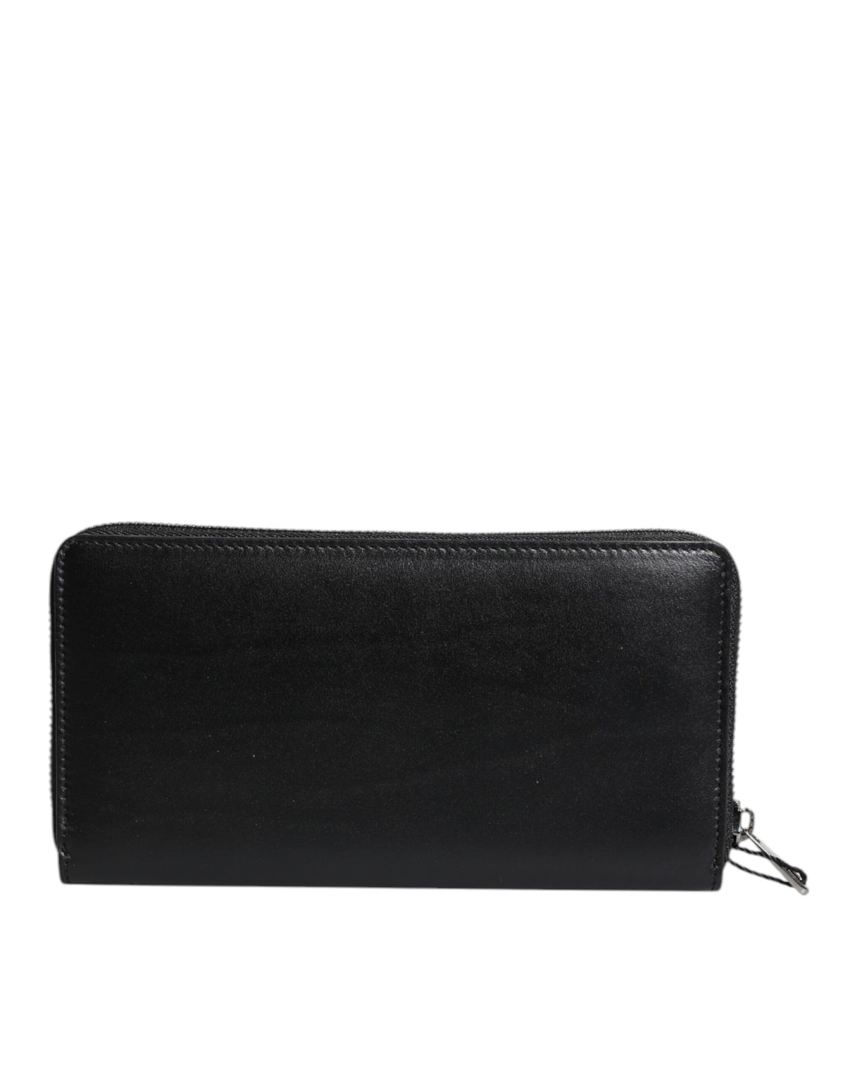 Discover the Dolce & Gabbana Black Leather Logo Plaque Zip Around Continental Wallet, a masterpiece of Italian craftsmanship that embodies timeless elegance and sophistication.