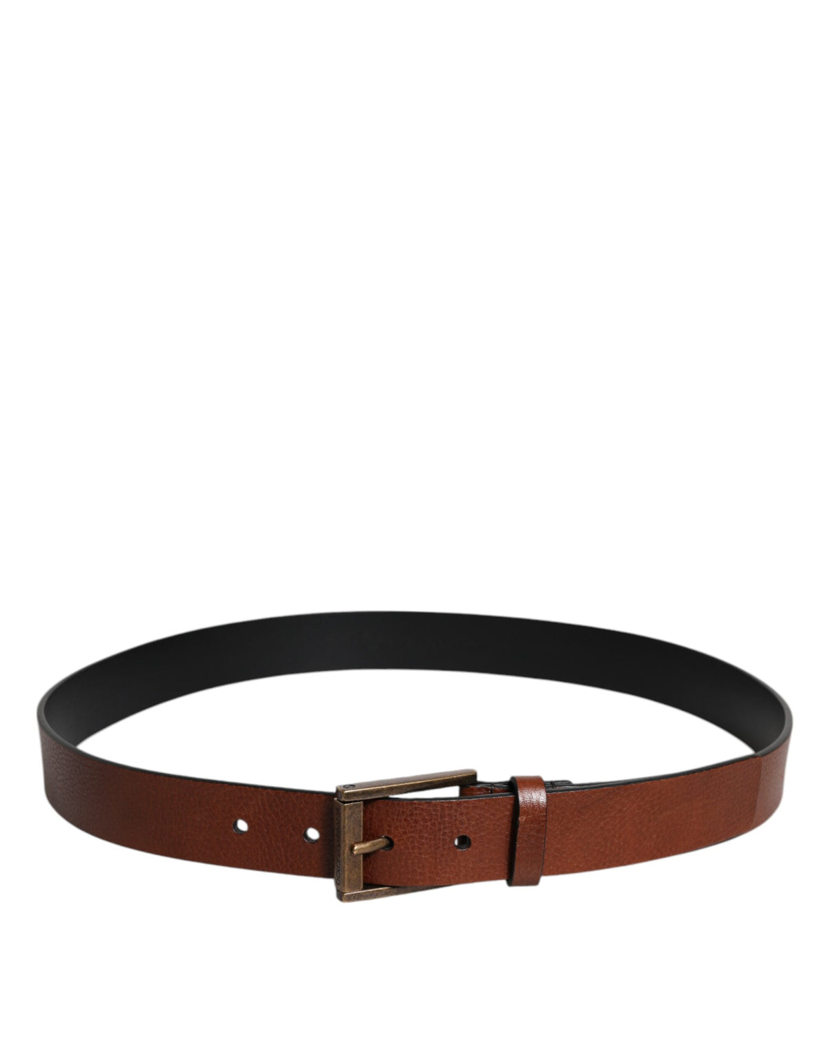 Elevate your style with the Dolce & Gabbana Brown Calf Leather Classic Metal Buckle Belt, a timeless accessory that embodies exquisite craftsmanship and luxurious elegance.