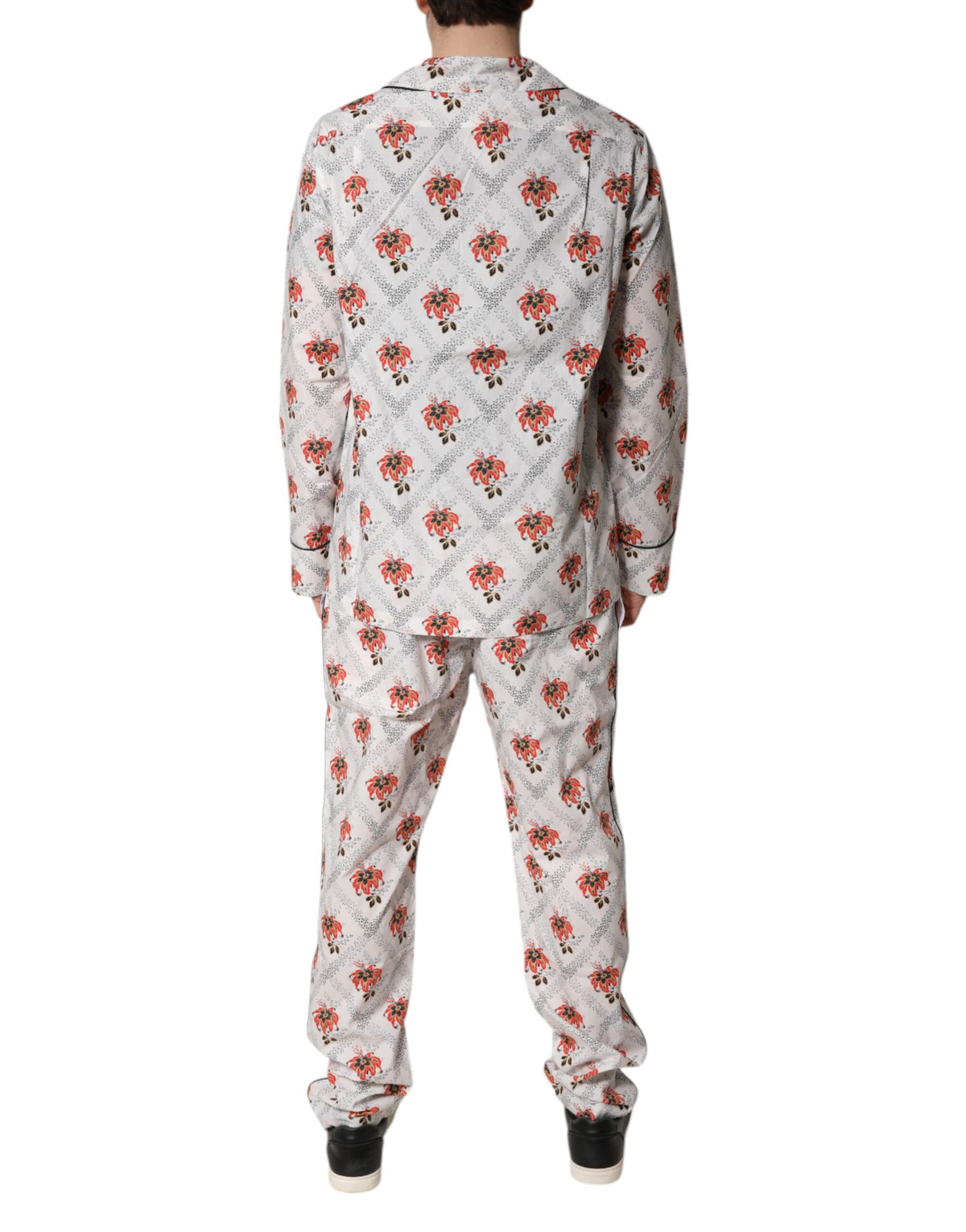 Dolce & Gabbana Floral Print Cotton Pajama Set - Indulge in Luxury