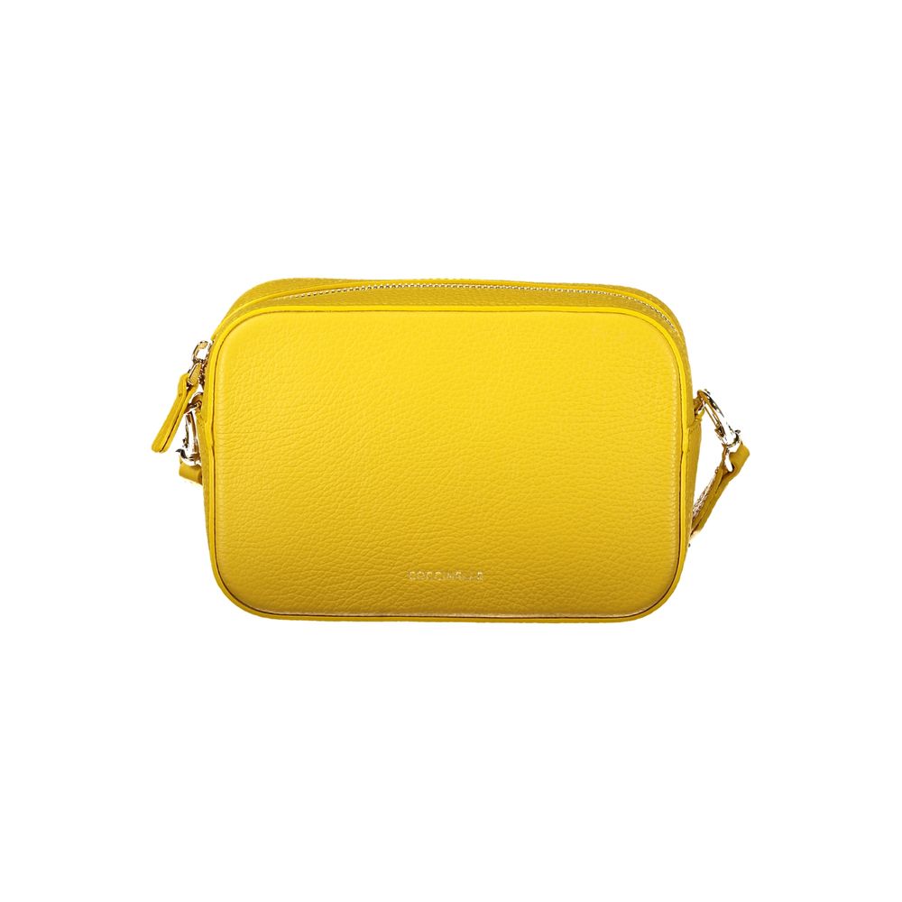 Coccinelle Giallo Leather Handbag - Artisanal Luxury Redefined