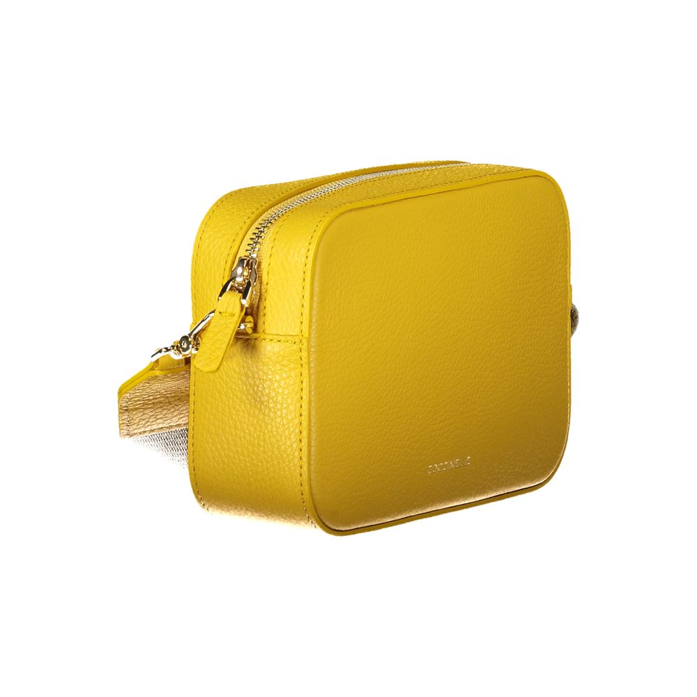 Coccinelle Giallo Leather Handbag - Artisanal Luxury Redefined
