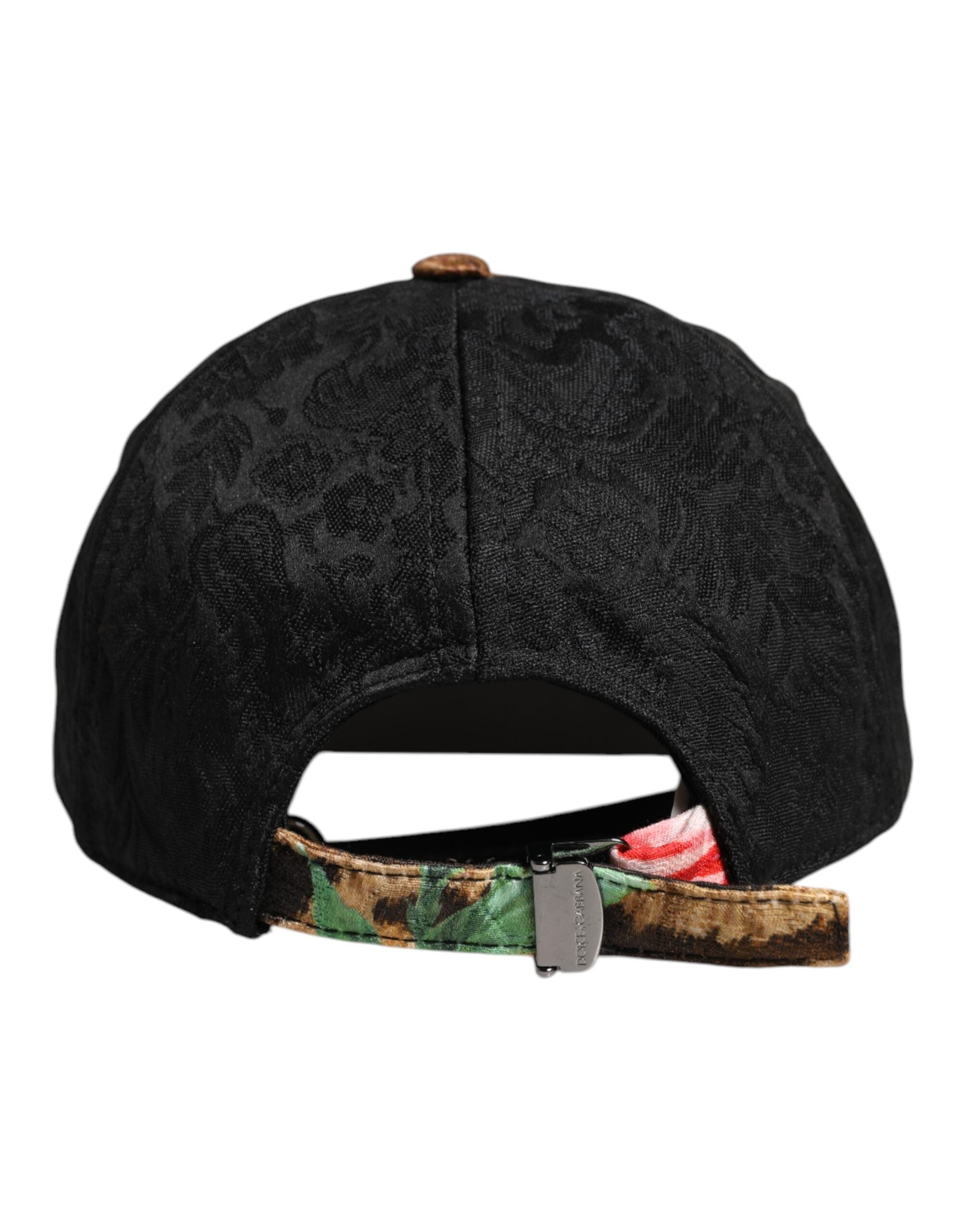 Dolce & Gabbana Multicolor DG Logo Patch 6 Panels Baseball Cap