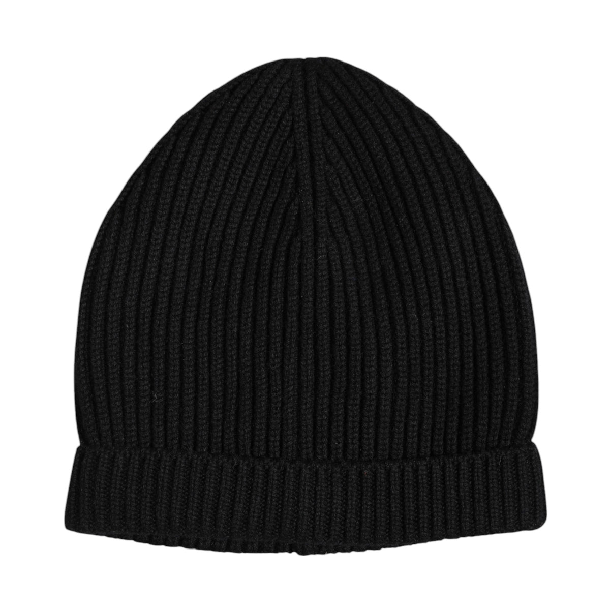 Dolce & Gabbana Black Cashmere Knitted Beanie Hat Couture