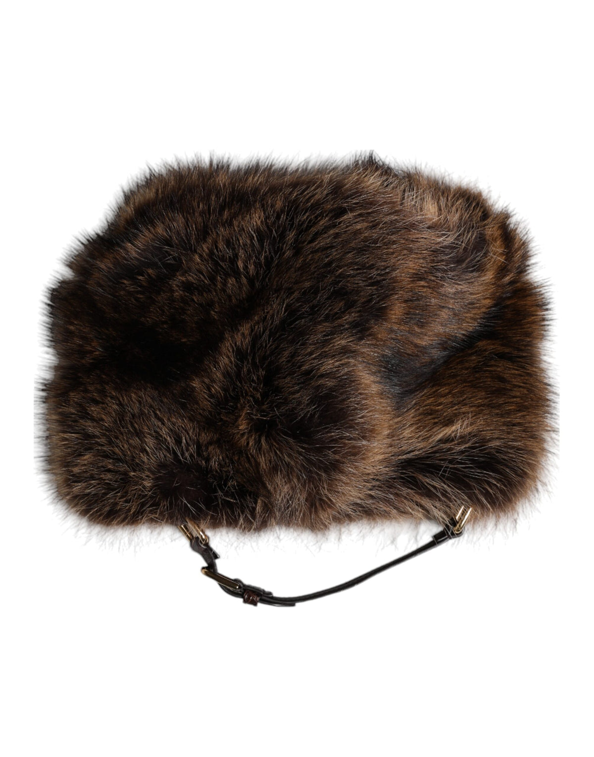 Indulge in the exquisite Dolce & Gabbana Brown Fur Women Bucket Hat, a masterpiece of artisanal luxury crafted from raccoon fur and caiman skin, perfect for elevating any ensemble.