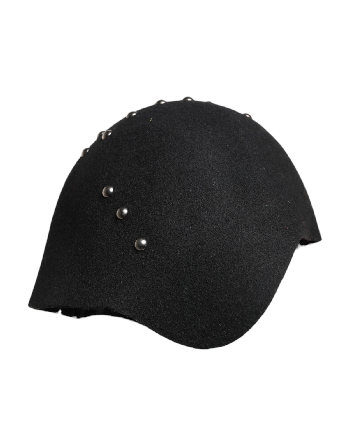 Elevate your style with the Dolce & Gabbana Black Wool Multicolor Embellished Cloche Hat, a handcrafted masterpiece that embodies luxury and timeless elegance.