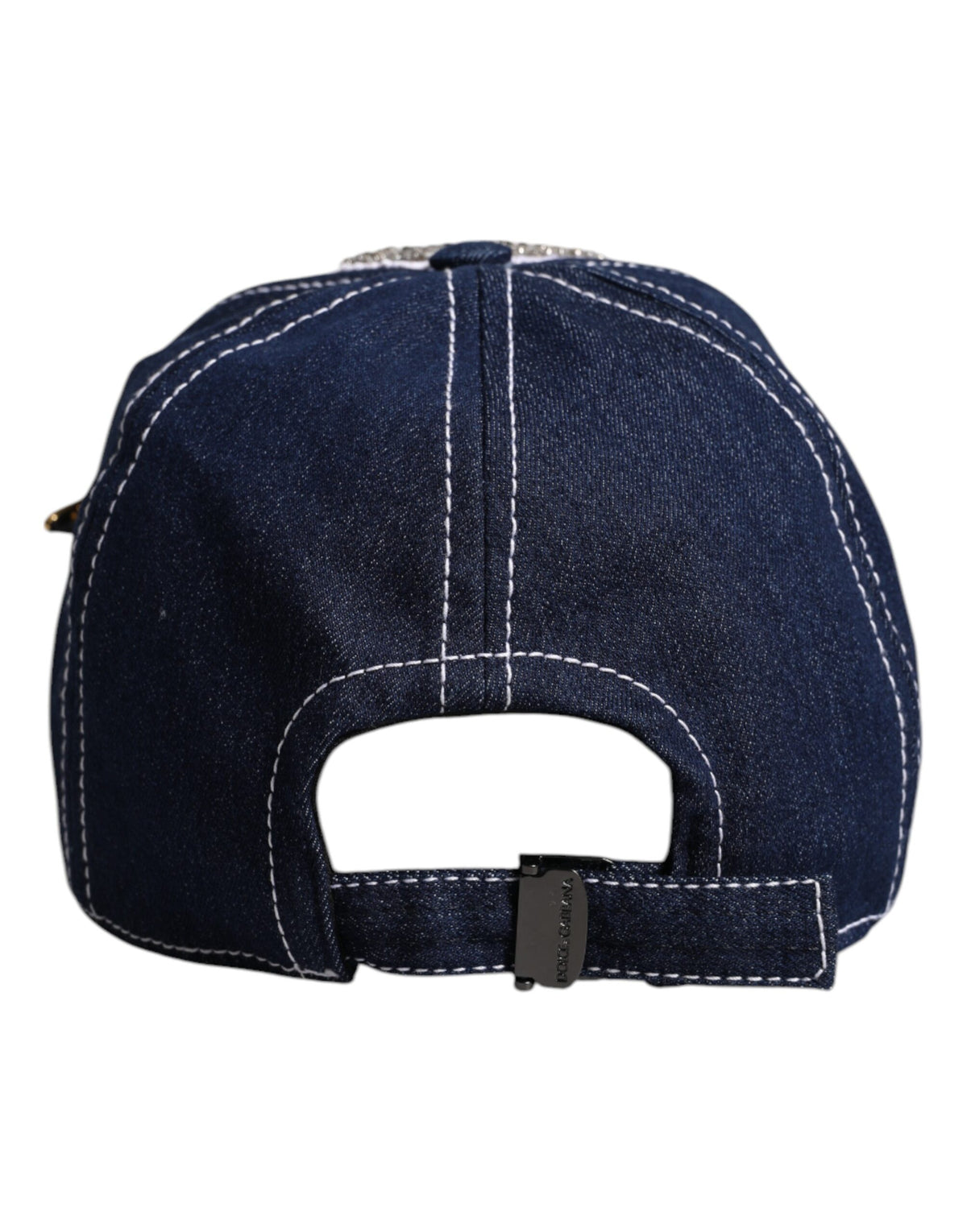 Elevate your style with the Dolce & Gabbana Blue Crystal Embellishment Baseball Cap, a masterpiece of Italian craftsmanship blending luxury and urban elegance.