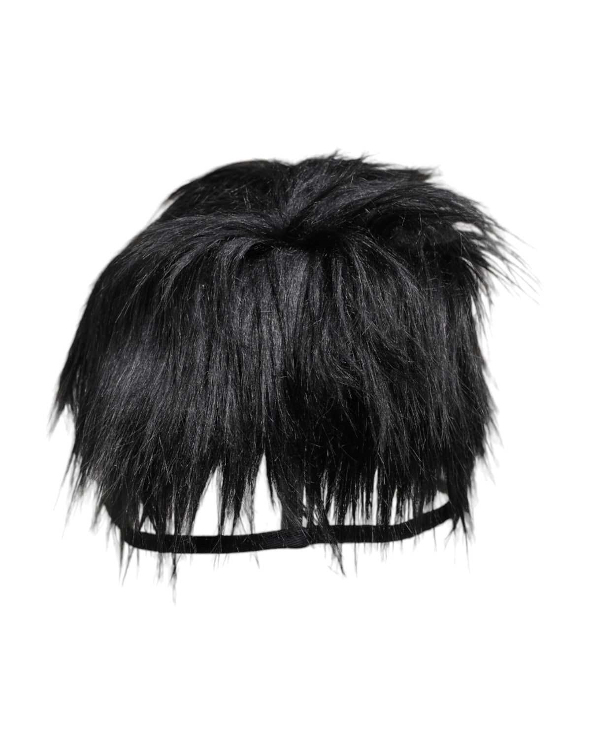 Indulge in the exquisite Dolce & Gabbana Black Faux Fur Bucket Hat, a luxurious accessory that embodies artisanal craftsmanship and timeless elegance for the discerning individual.
