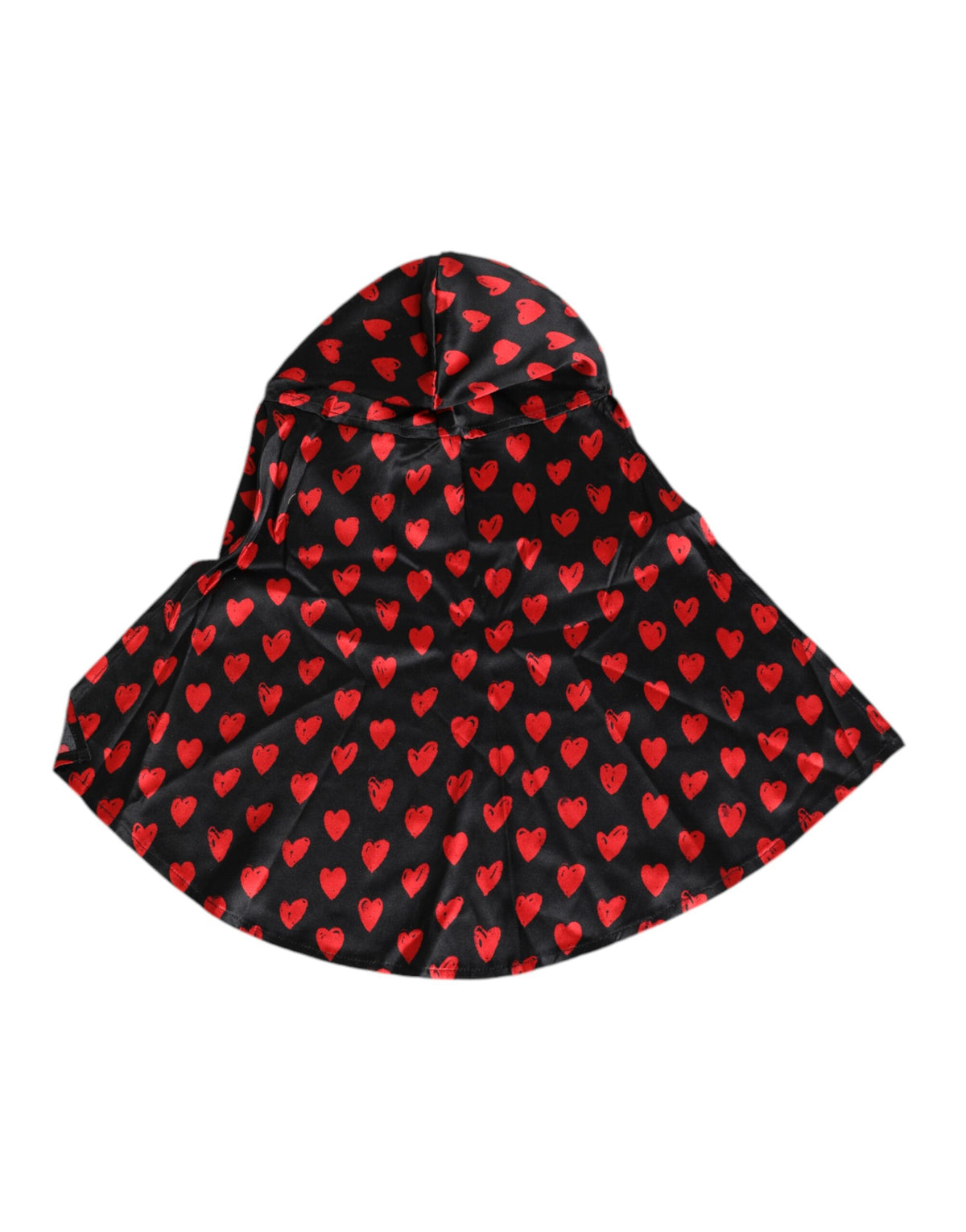 Elevate your summer style with the Dolce & Gabbana Black Red Hearts Polyester Hat, a masterpiece of artisanal luxury that embodies playful elegance and Italian craftsmanship.