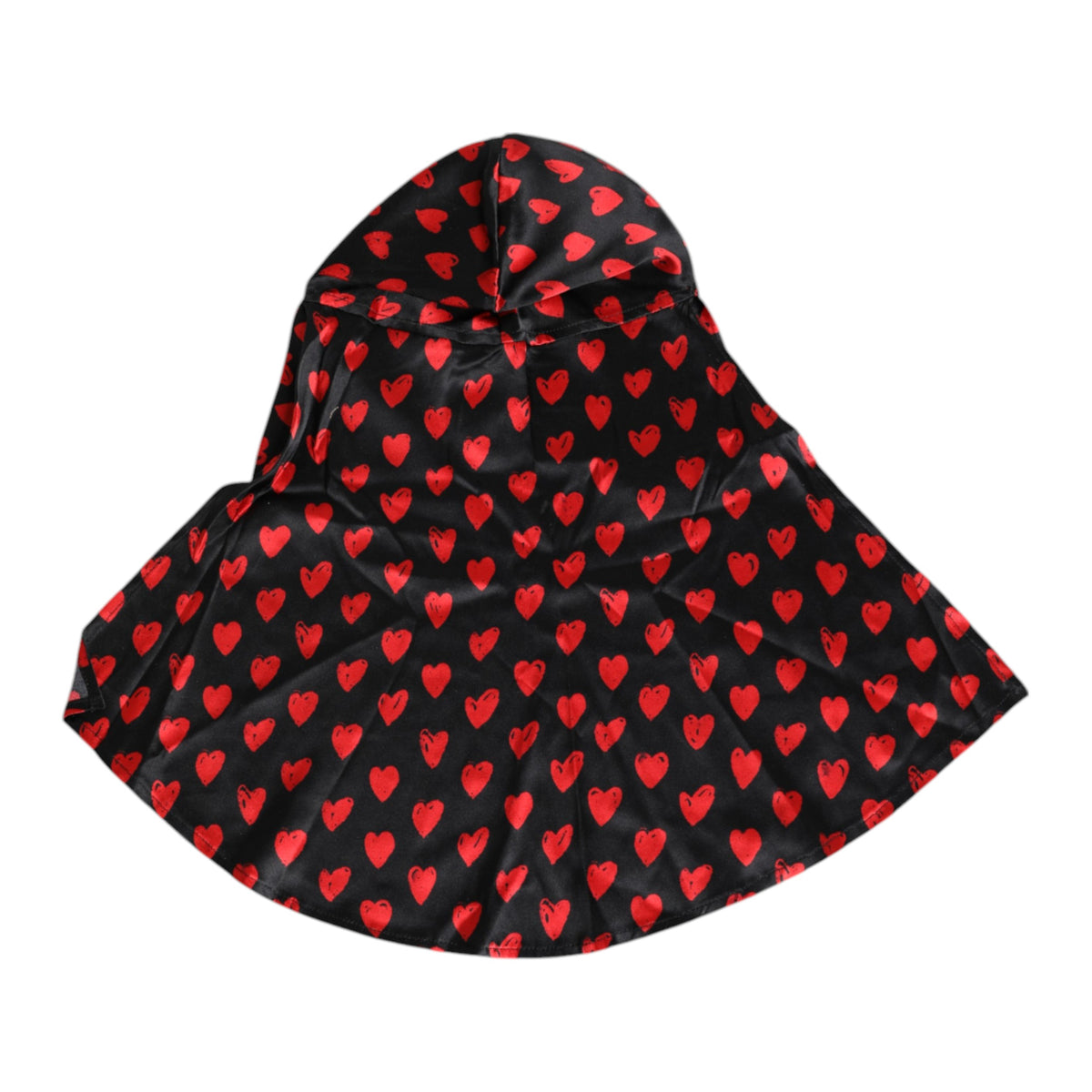 Elevate your summer style with the Dolce & Gabbana Black Red Hearts Polyester Hat, a masterpiece of artisanal luxury that exudes sophistication and playful elegance.