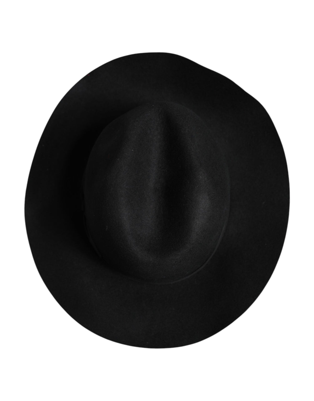Discover the Dolce & Gabbana Black Wide Brim Trilby Fedora Hat, a handcrafted masterpiece in premium wool felt, embodying timeless elegance and artisanal luxury.