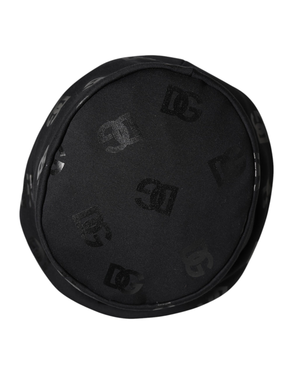 Elevate your style with the Dolce & Gabbana Black DG Monogram Bucket Hat, a luxurious polyester jacquard piece that embodies sophistication and modern elegance.