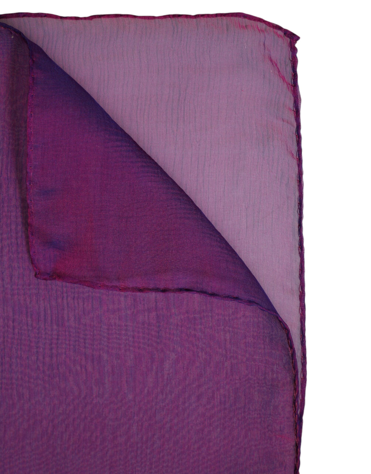 Dolce & Gabbana Purple Silk Wrap Shawl Scarf - Timeless Elegance