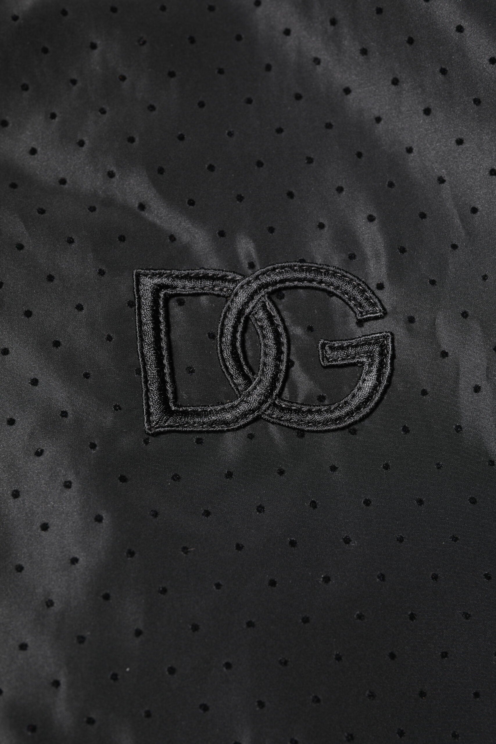 Dolce & Gabbana Black Long Sleeves Full Zip Bomber Jacket