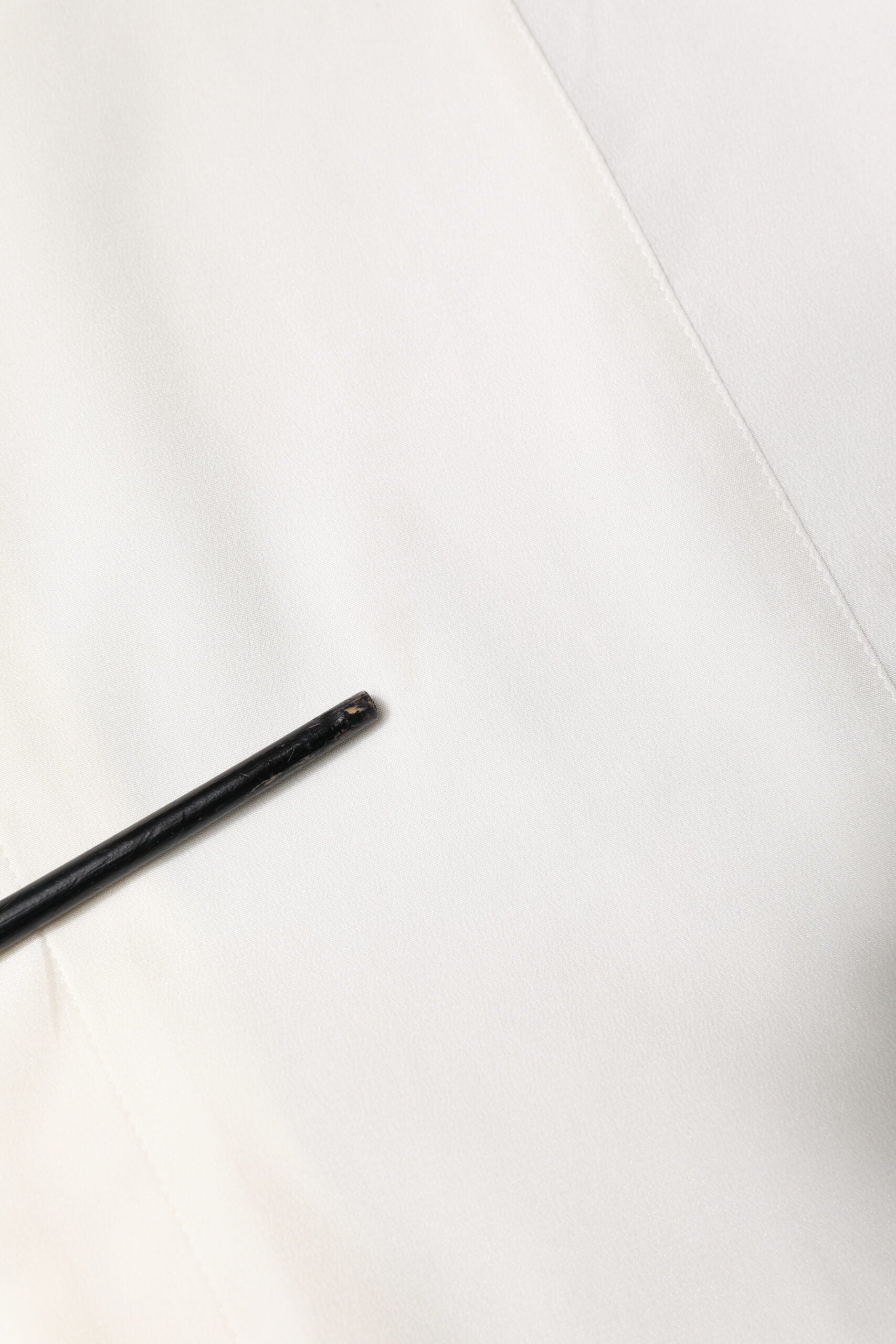 Dolce & Gabbana White Silk GOLD Dress Formal Collared Shirt