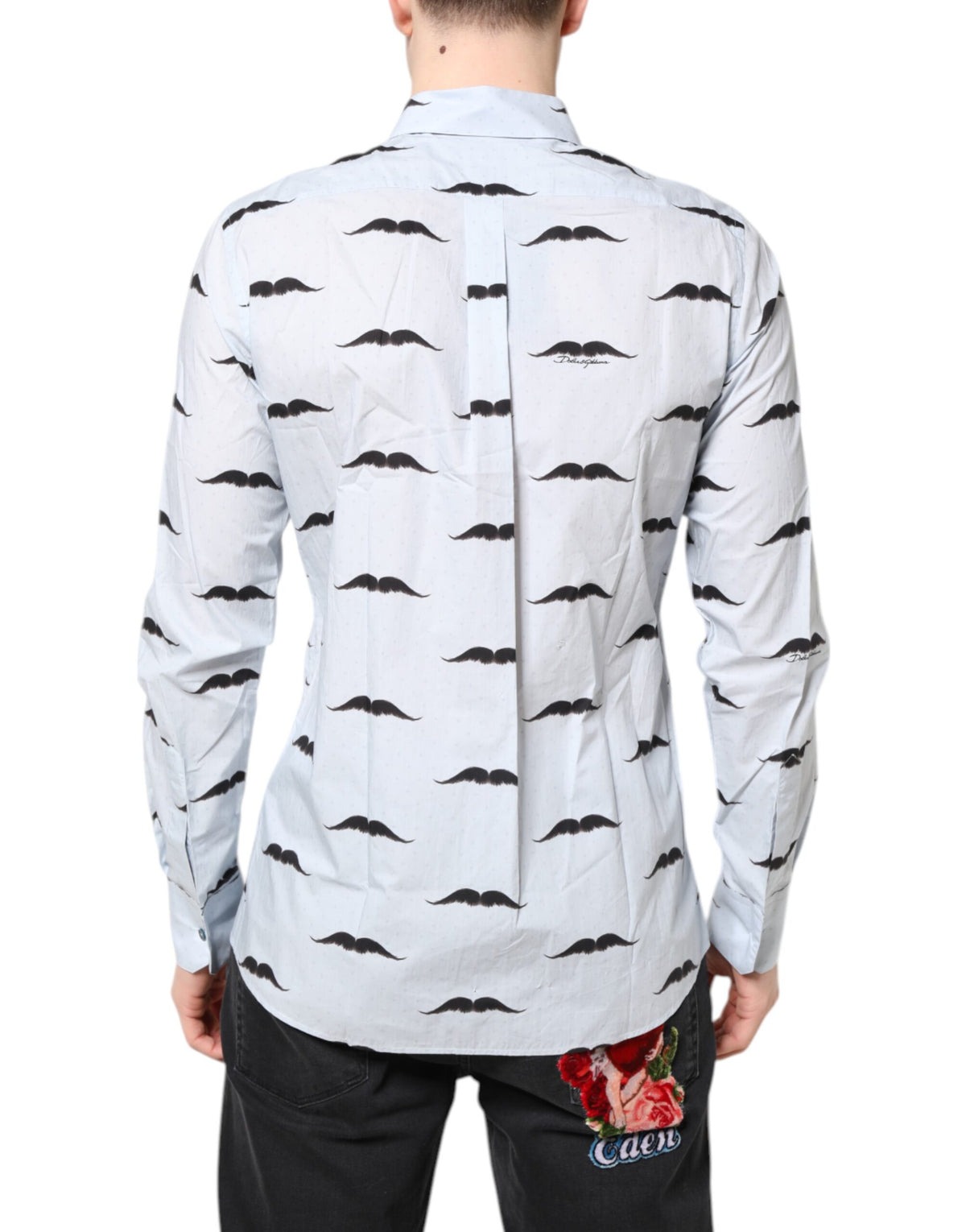 Indulge in the exquisite Dolce & Gabbana Light Blue Cotton MARTINI Formal Dress Shirt, a timeless blend of luxurious craftsmanship and sophisticated elegance, perfect for every occasion.