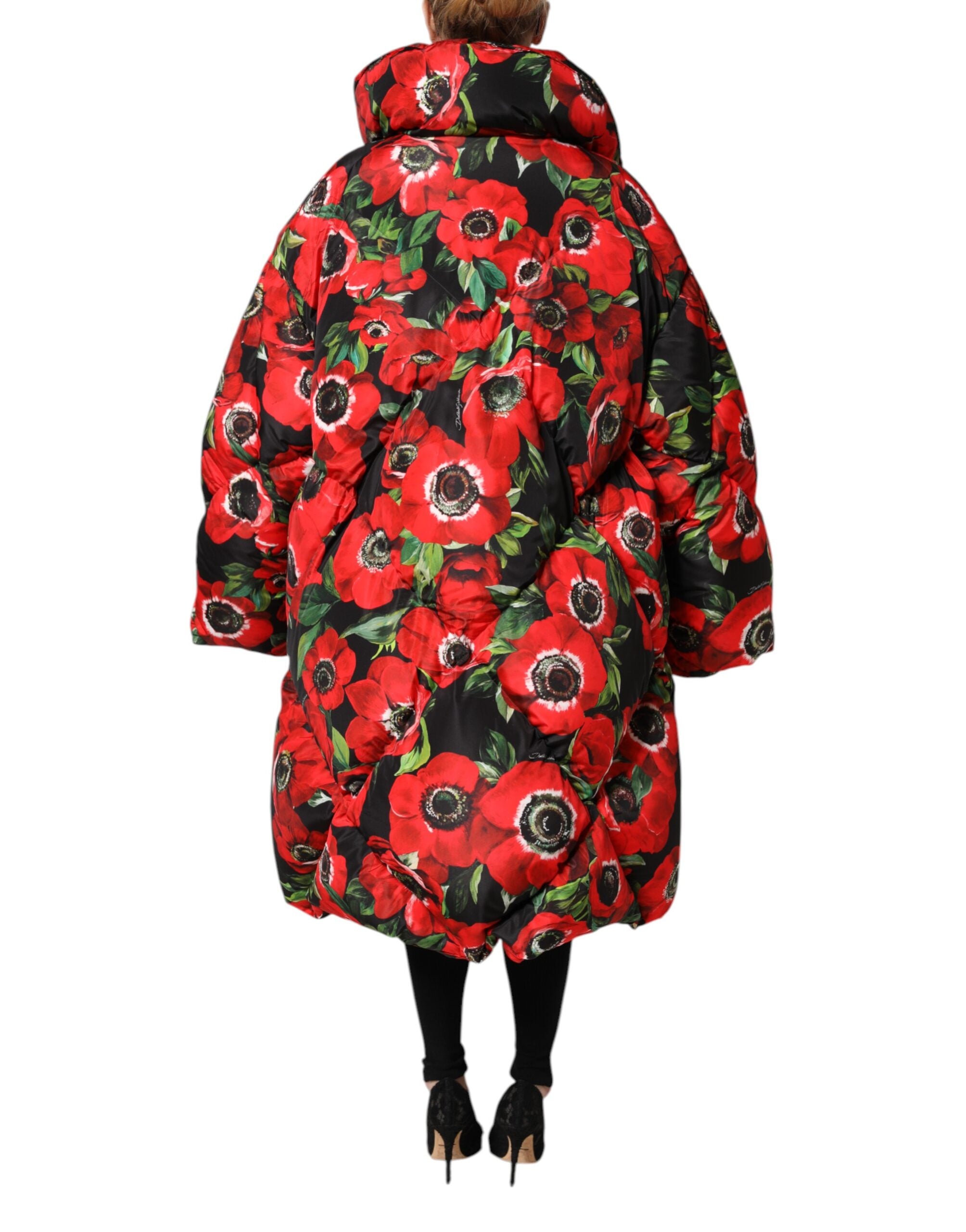 Dolce & Gabbana Multicolor Floral Padded Jacket - Luxury Fashion