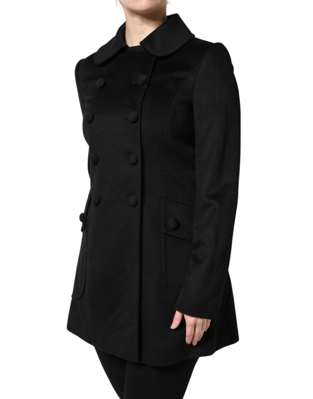 Elevate your elegance with the Dolce & Gabbana Black Wool Sartoria Italiano Blazer Jacket, a masterpiece of Italian craftsmanship that embodies timeless luxury and sophistication.