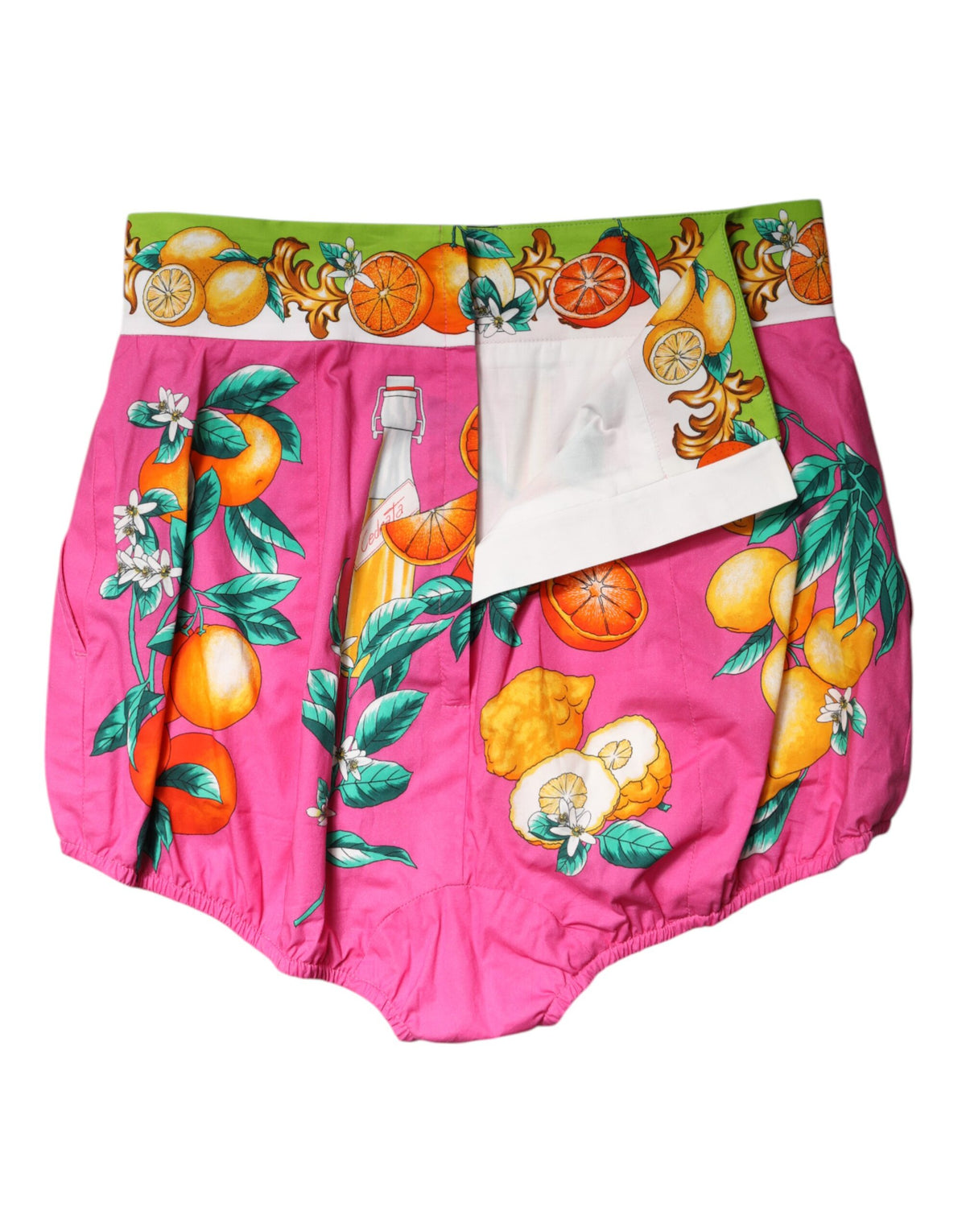 Dolce & Gabbana Pink Printed High Waist Hot Pants Shorts Couture