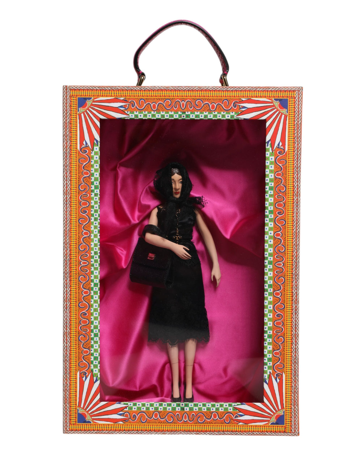 Dolce & Gabbana Black Dress Ceramic Porcelain Couture Doll