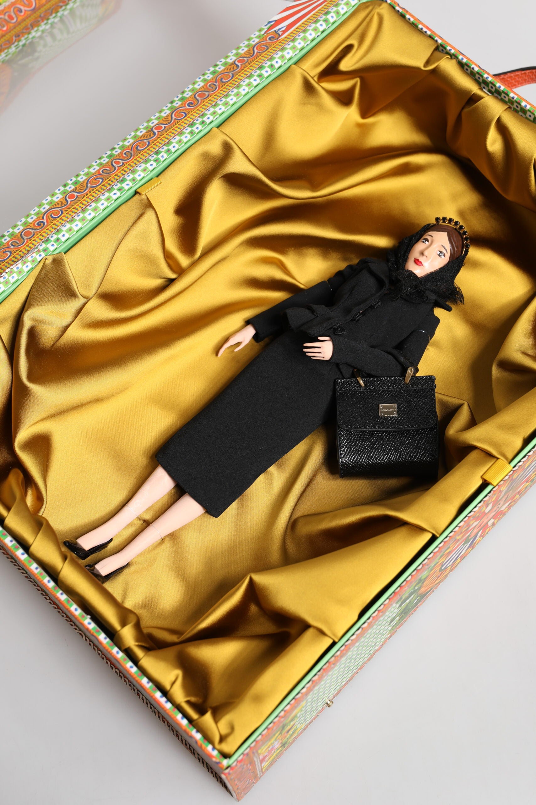 Dolce & Gabbana Black Dress Fashion Doll - Exquisite Luxury Artistry