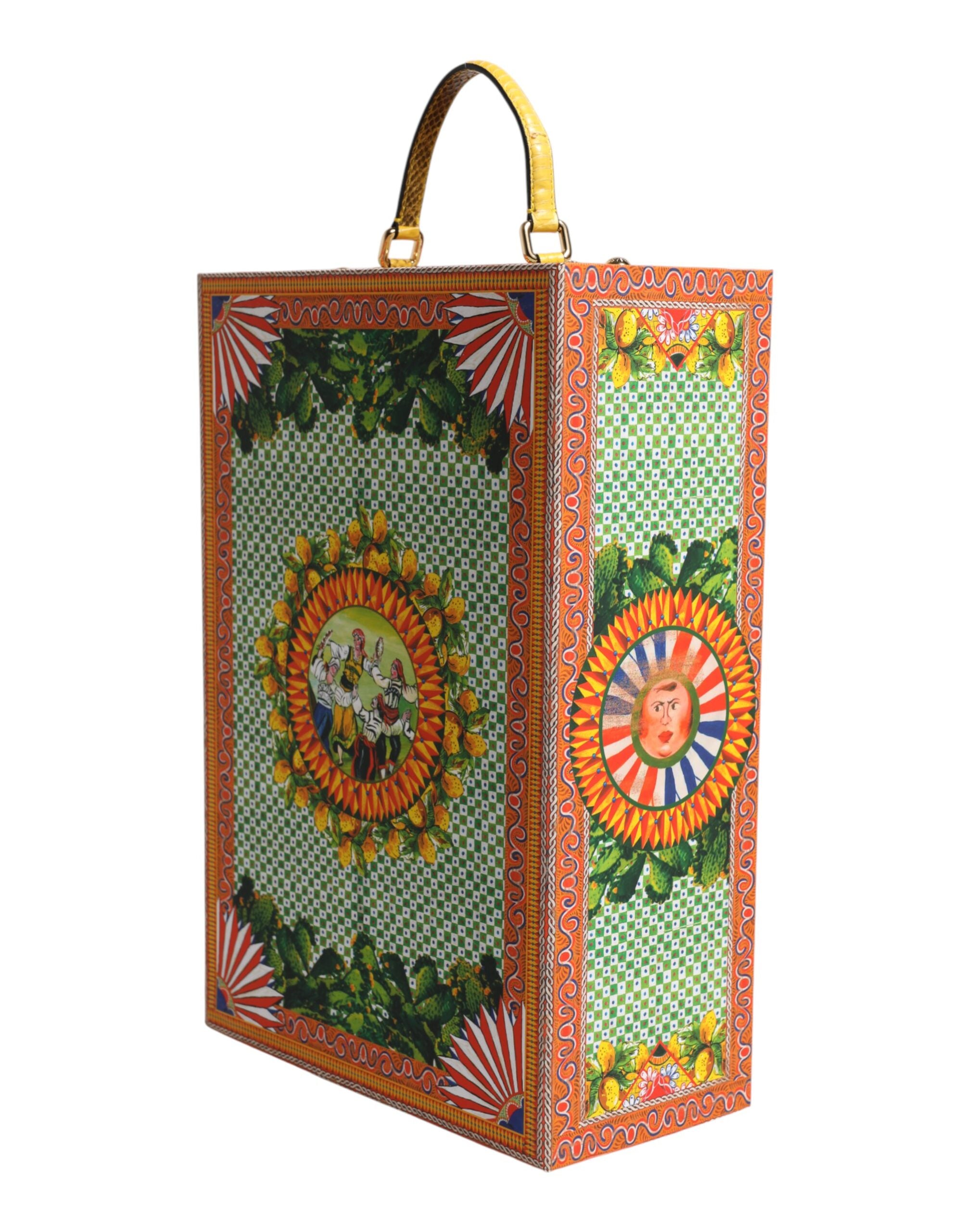 Dolce & Gabbana Red Dress Ceramic Porcelain Fashion Box Leather Sicily Dolls