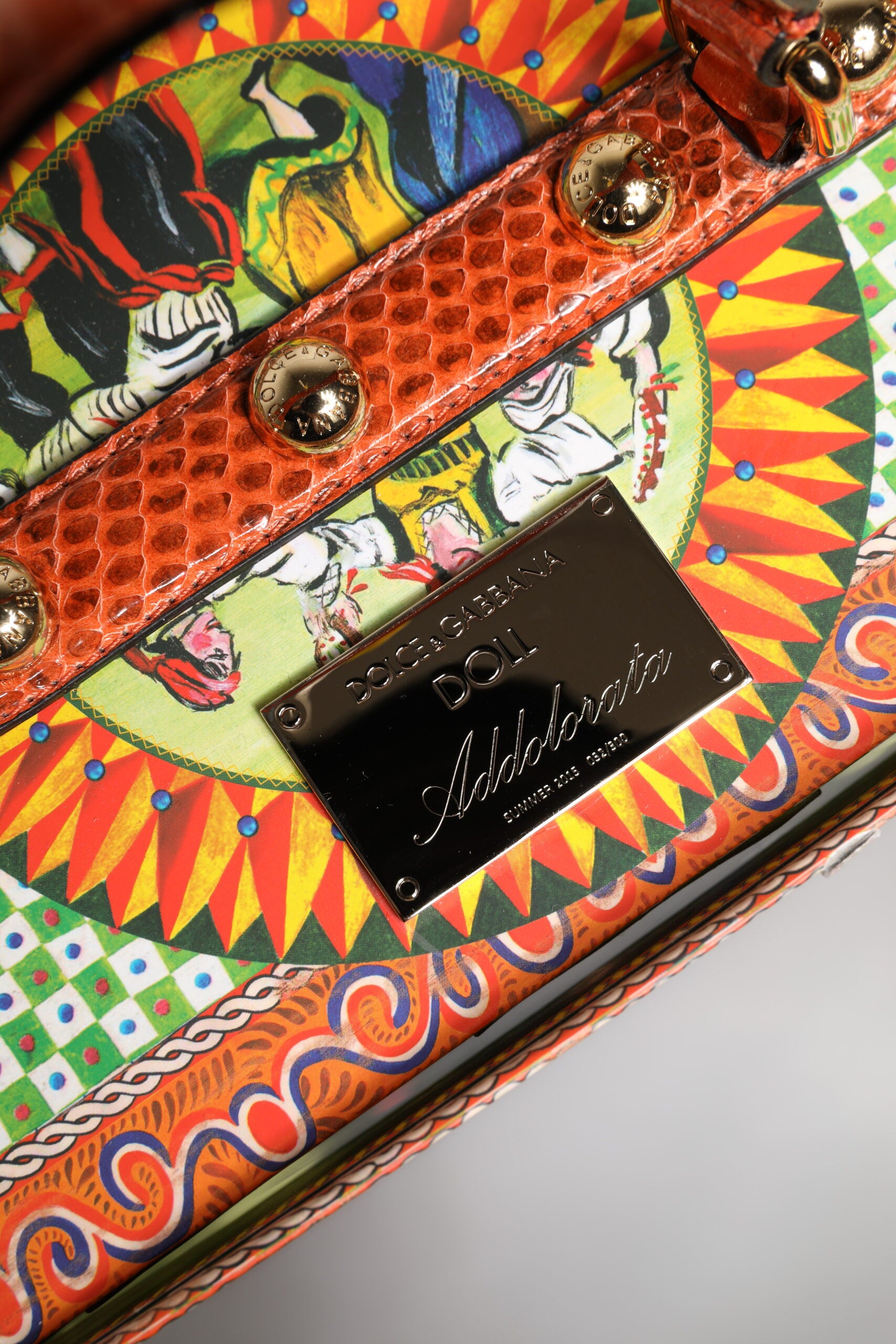 Dolce & Gabbana Black Dress Ceramic Porcelain Fashion Leather Sicily Dolls