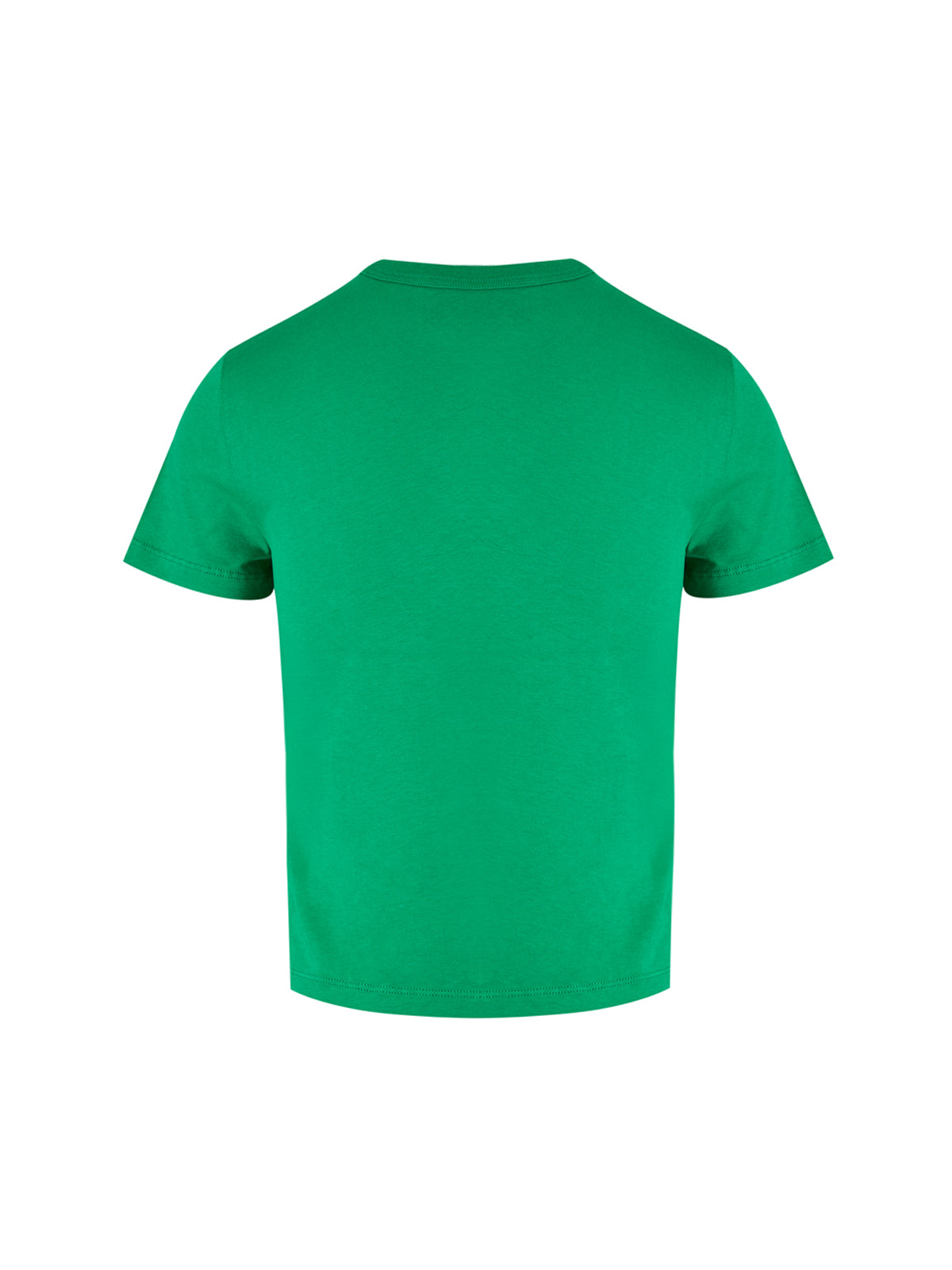 Indulge in the exquisite craftsmanship of the Gucci Green Cotton Logo T-Shirt, a timeless piece that embodies luxury and sophistication, perfect for any discerning wardrobe.