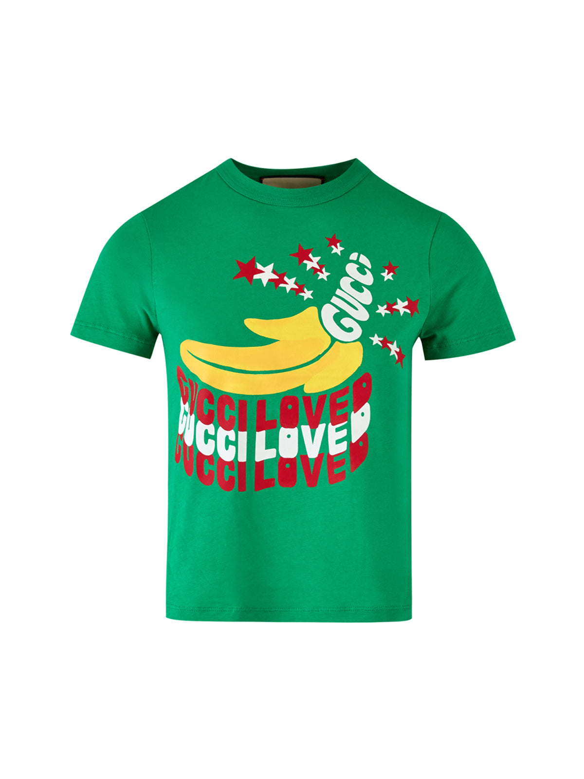 Indulge in the exquisite allure of the Gucci Green Cotton Logo T-Shirt, a testament to Italian craftsmanship that elevates your wardrobe with timeless elegance.