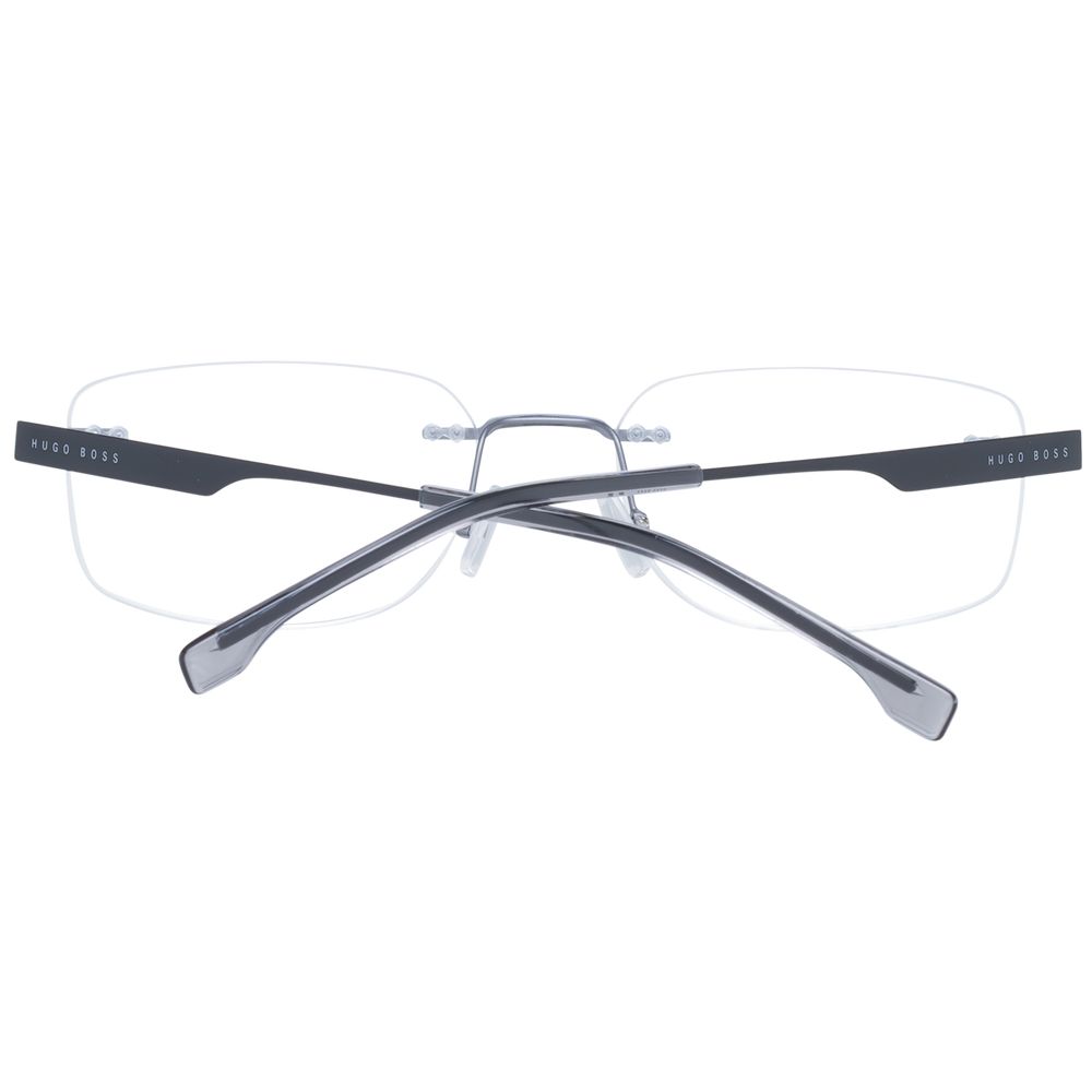 Hugo Boss Gray Men Optical Frames - DEA STILOSA MILANO