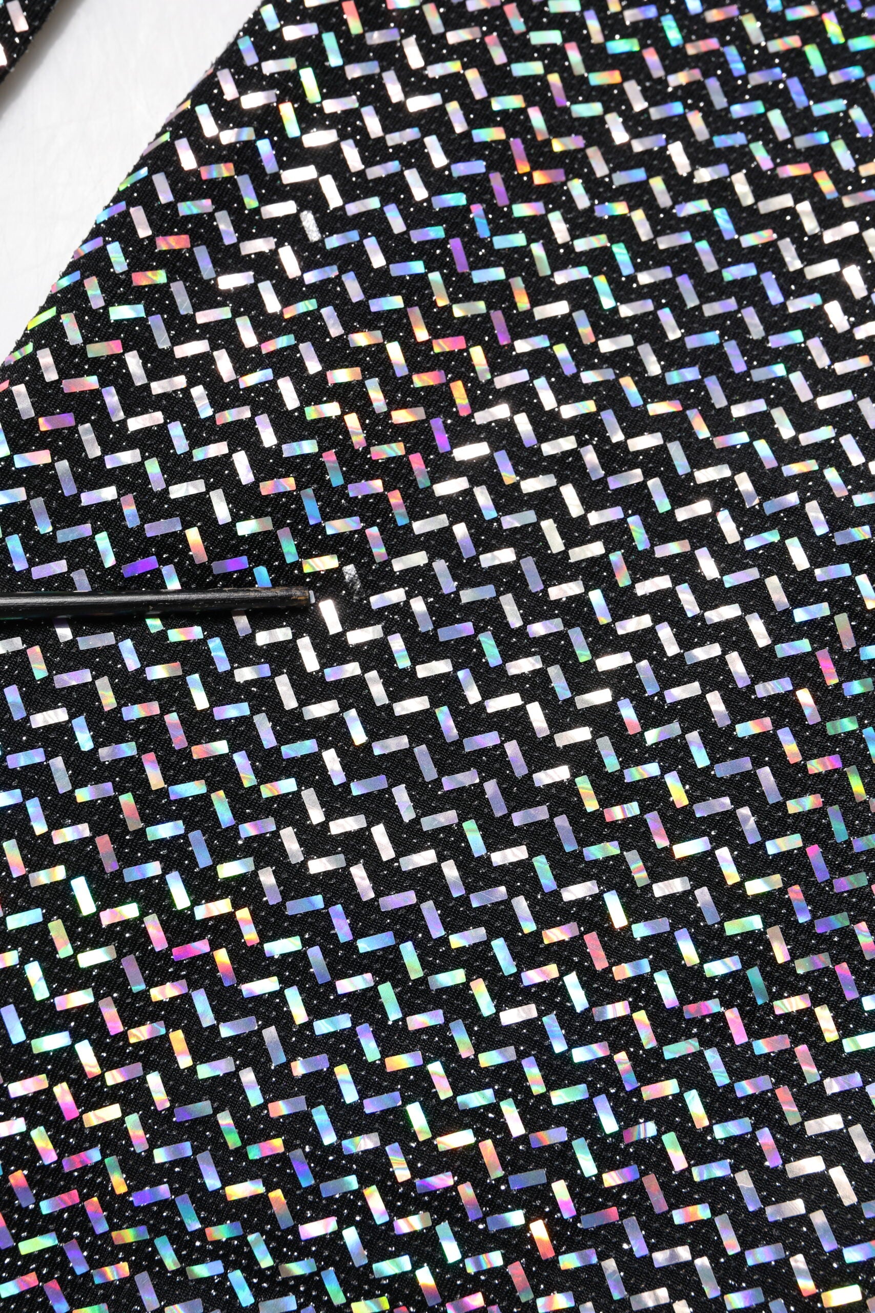 Dolce & Gabbana Black Embellished Nylon Bodycon Mini Dress