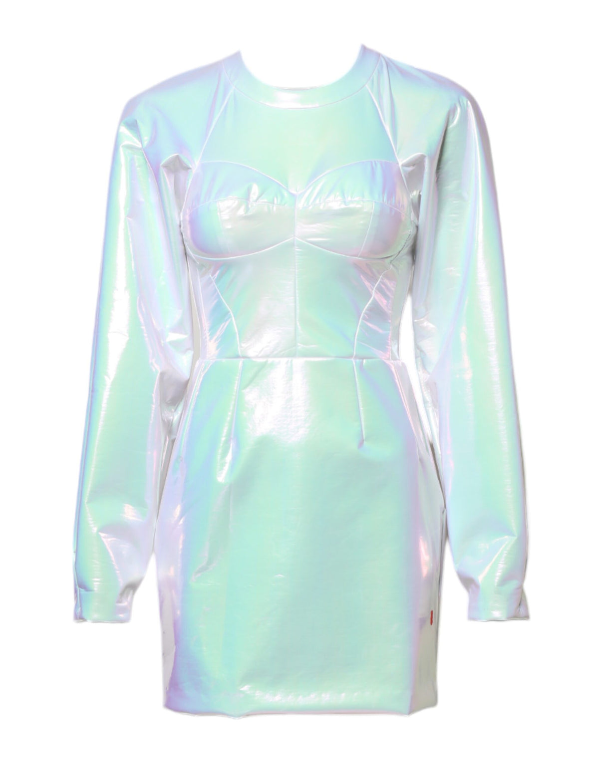 Indulge in the exquisite Dolce & Gabbana White Long Sleeves Bodycon Sheath Mini Dress, a symbol of refined elegance and Italian craftsmanship, perfect for captivating moments.