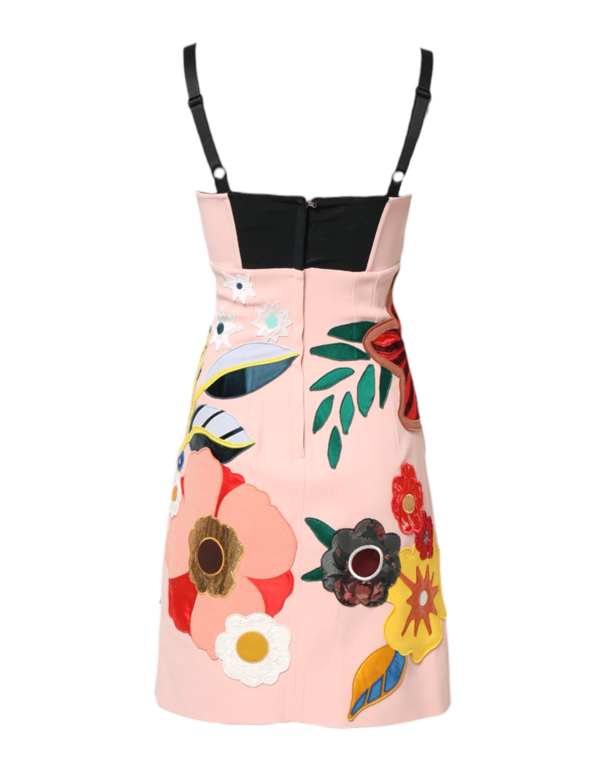 Indulge in the exquisite Dolce & Gabbana Pink Floral Print Mini Dress, a luxurious blend of silk and fine materials, embodying timeless elegance and Italian craftsmanship.