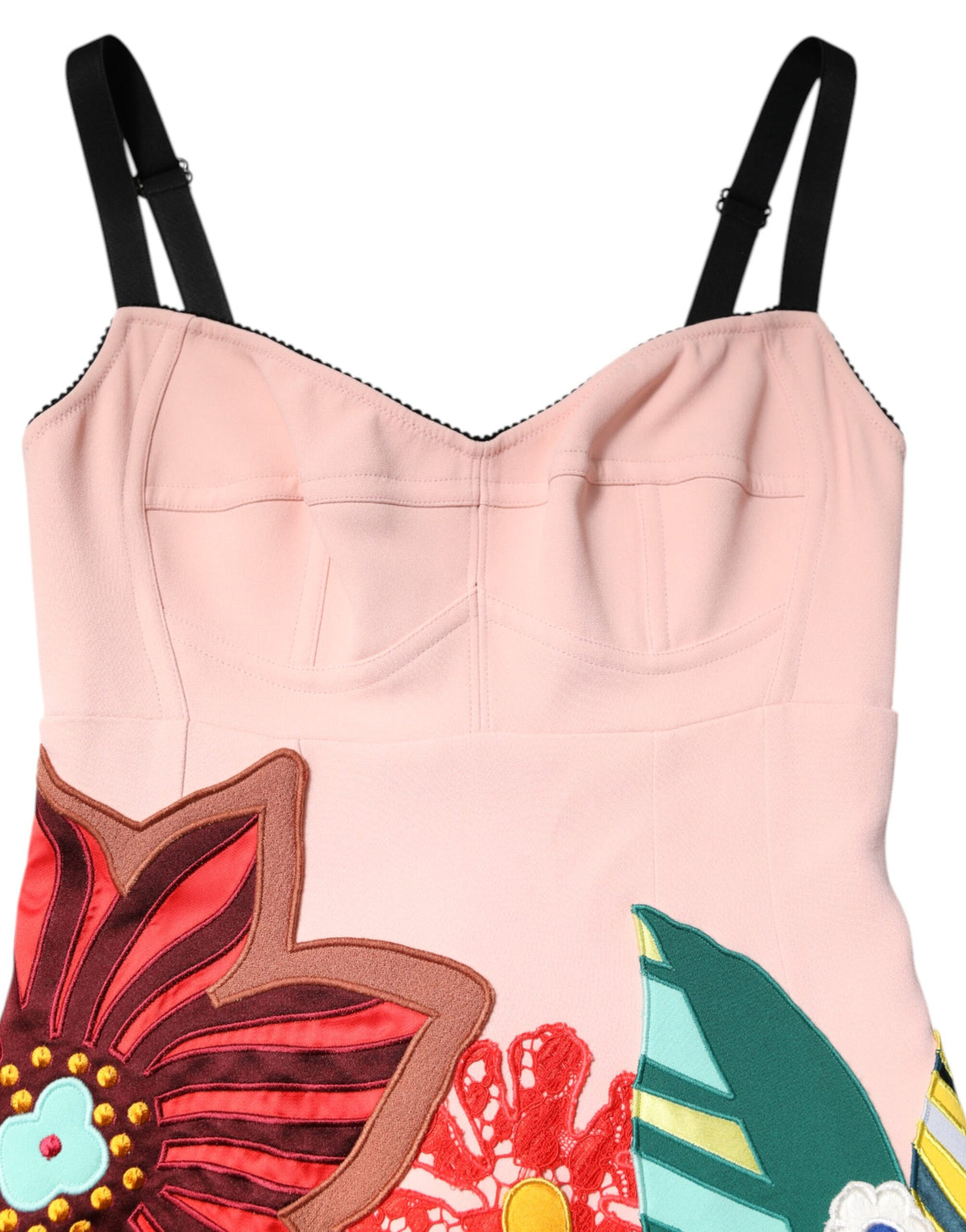 Indulge in the exquisite Dolce & Gabbana Pink Floral Print Mini Dress, a luxurious blend of silk and fine materials, embodying timeless elegance and Italian craftsmanship.