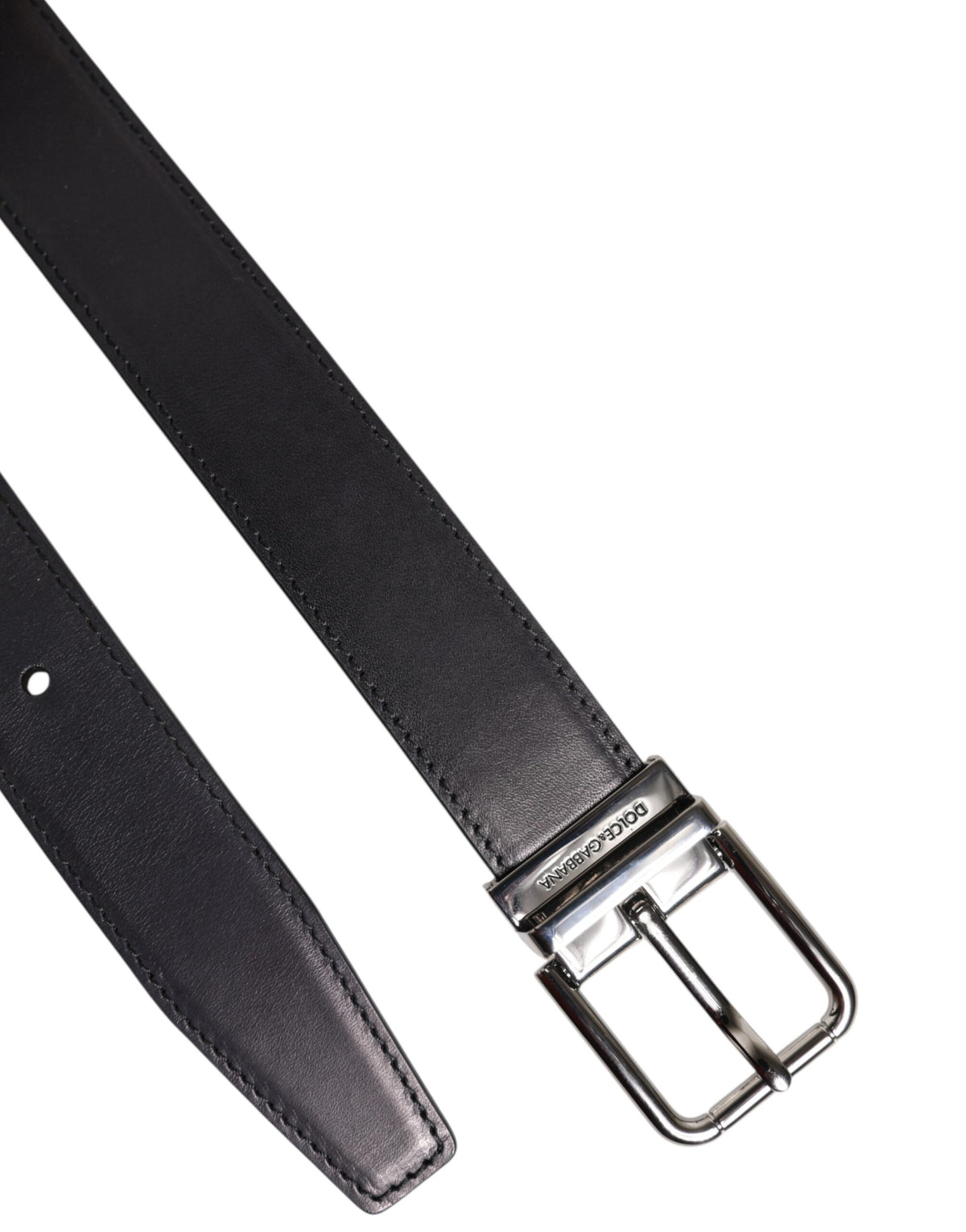 Dolce & Gabbana Calf Leather Belt - Timeless Luxury Accessory
