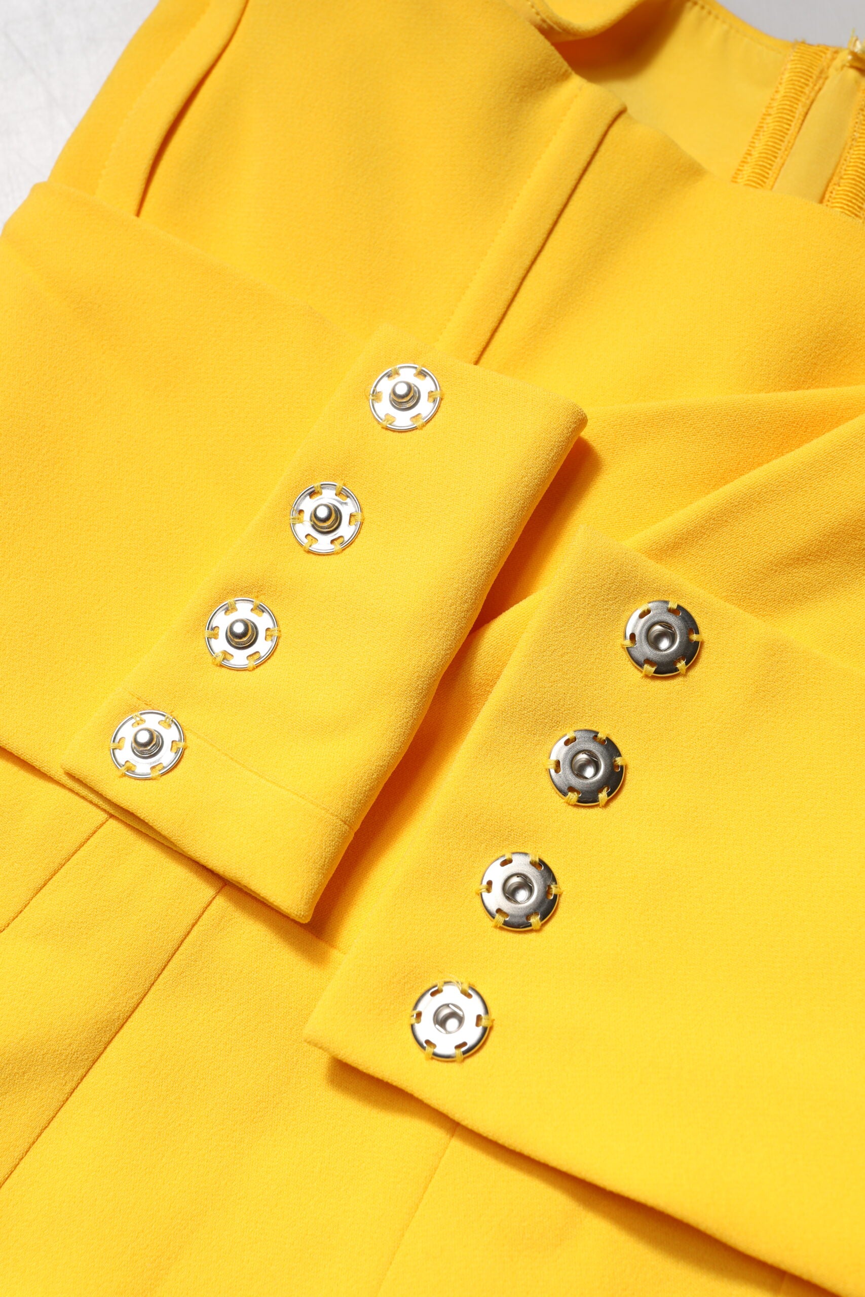 Experience the allure of the Dolce & Gabbana Yellow One Shoulder Side Slit Midi Dress, where exquisite Italian craftsmanship meets luxurious materials for a captivating statement.