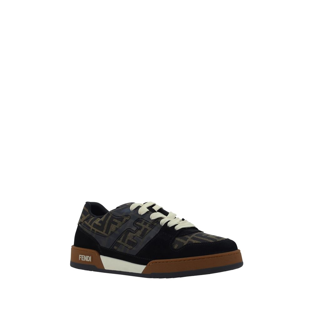 Fendi Multicolor Calf Leather Sneakers - Luxury Fashion Redefined
