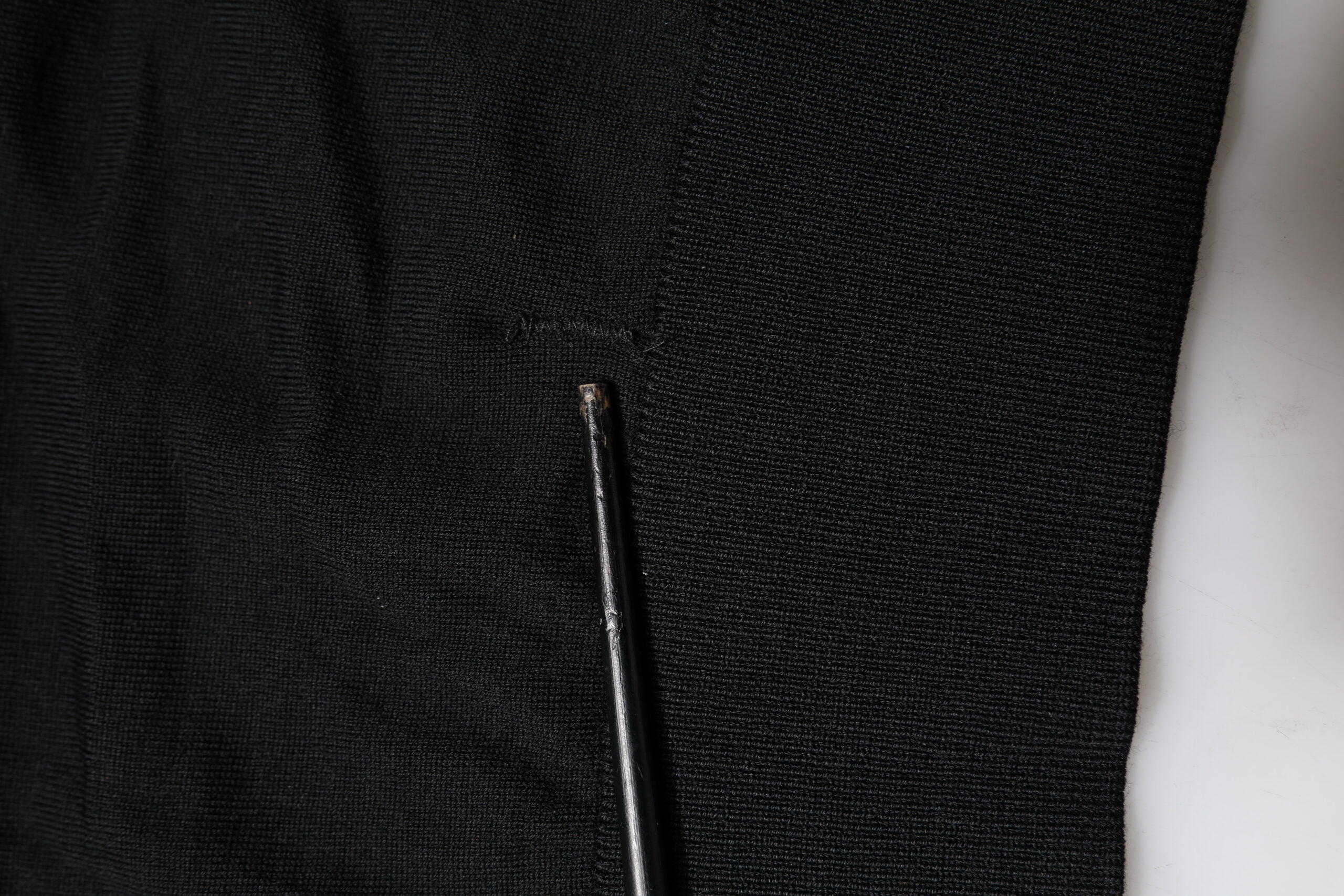 Dolce & Gabbana Black Long Sleeve Crew Neck Pullover Sweater