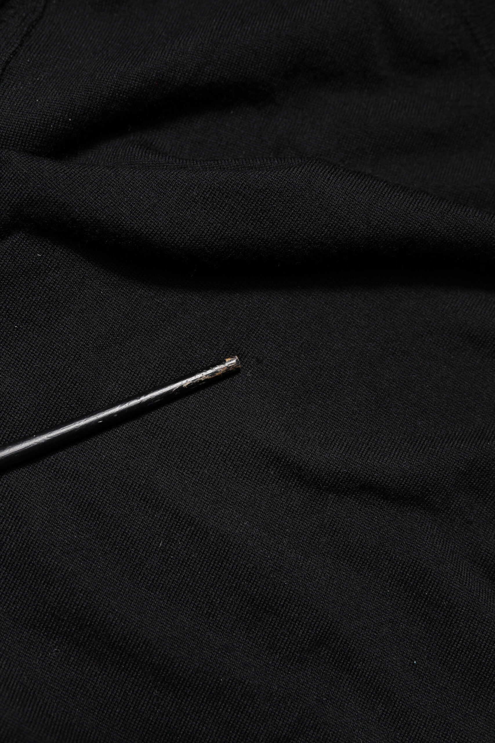 Dolce & Gabbana Black Long Sleeve Crew Neck Pullover Sweater