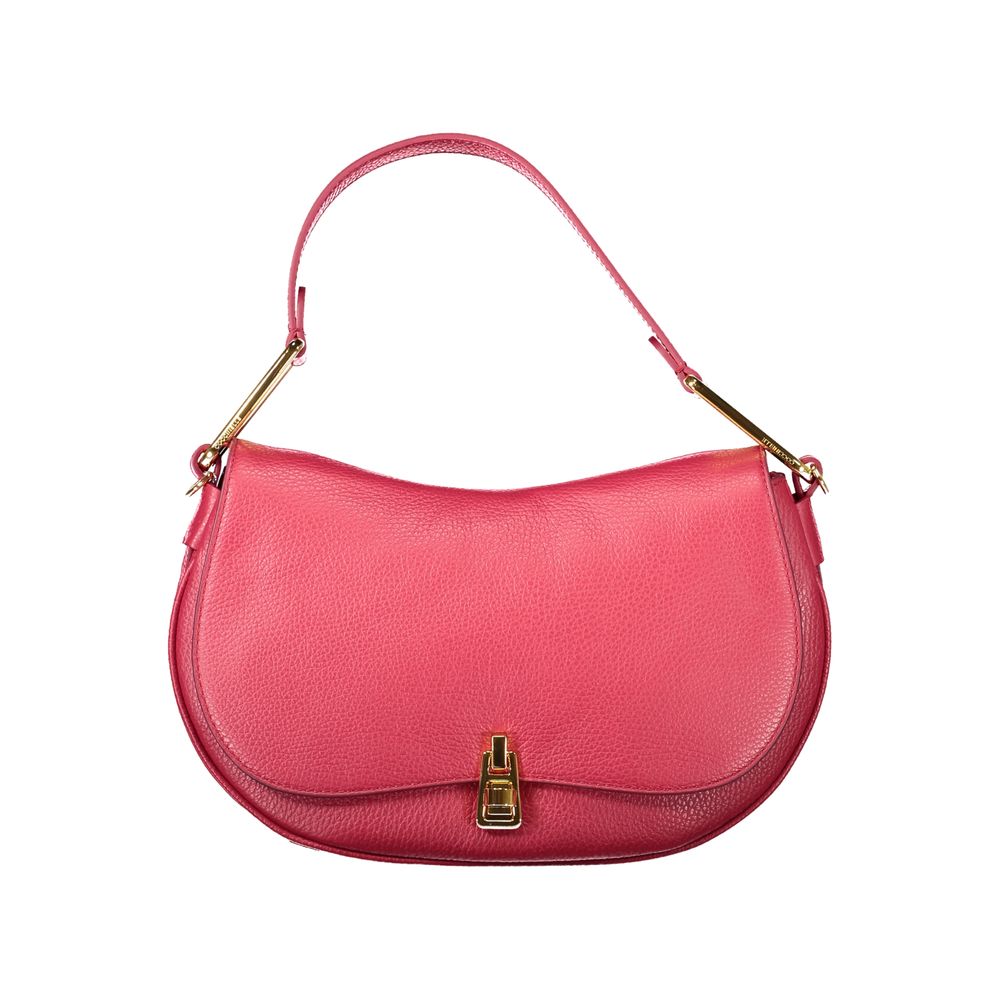 Indulge in the Coccinelle Rosso Leather Women Handbag, a masterpiece of Italian craftsmanship in luxurious Pelle leather, embodying elegance and sophistication for every occasion.