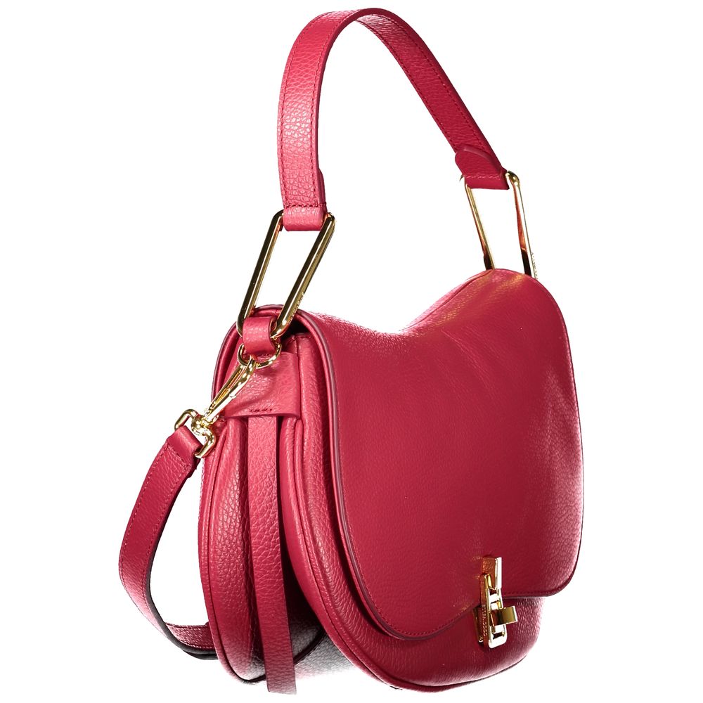 Discover the Coccinelle Rosso Leather Women Handbag, a masterpiece of Italian craftsmanship in luxurious Pelle leather, embodying elegance and sophistication for the discerning individual.